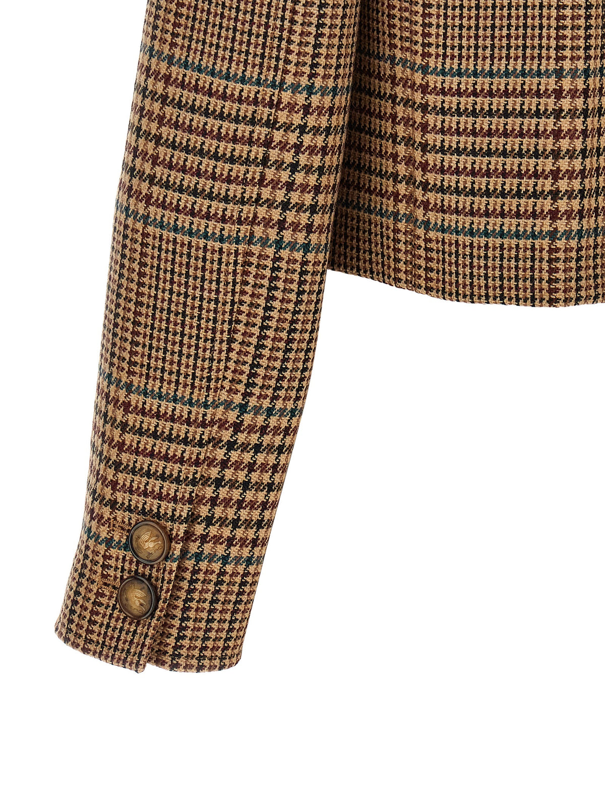 Etro Brown Wool Women's Blazer