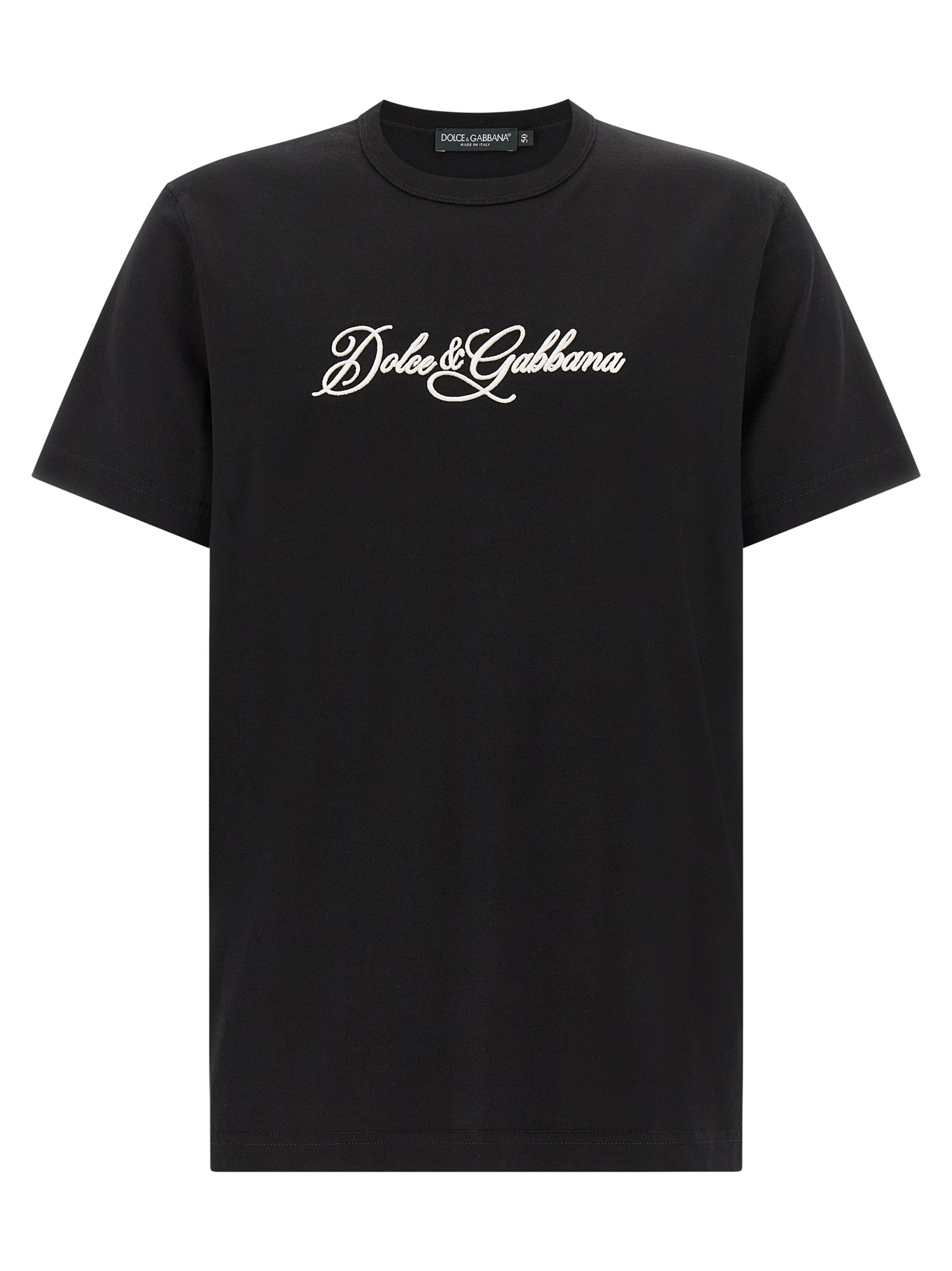 Dolce & Gabbana Black Cotton Men's T-Shirt