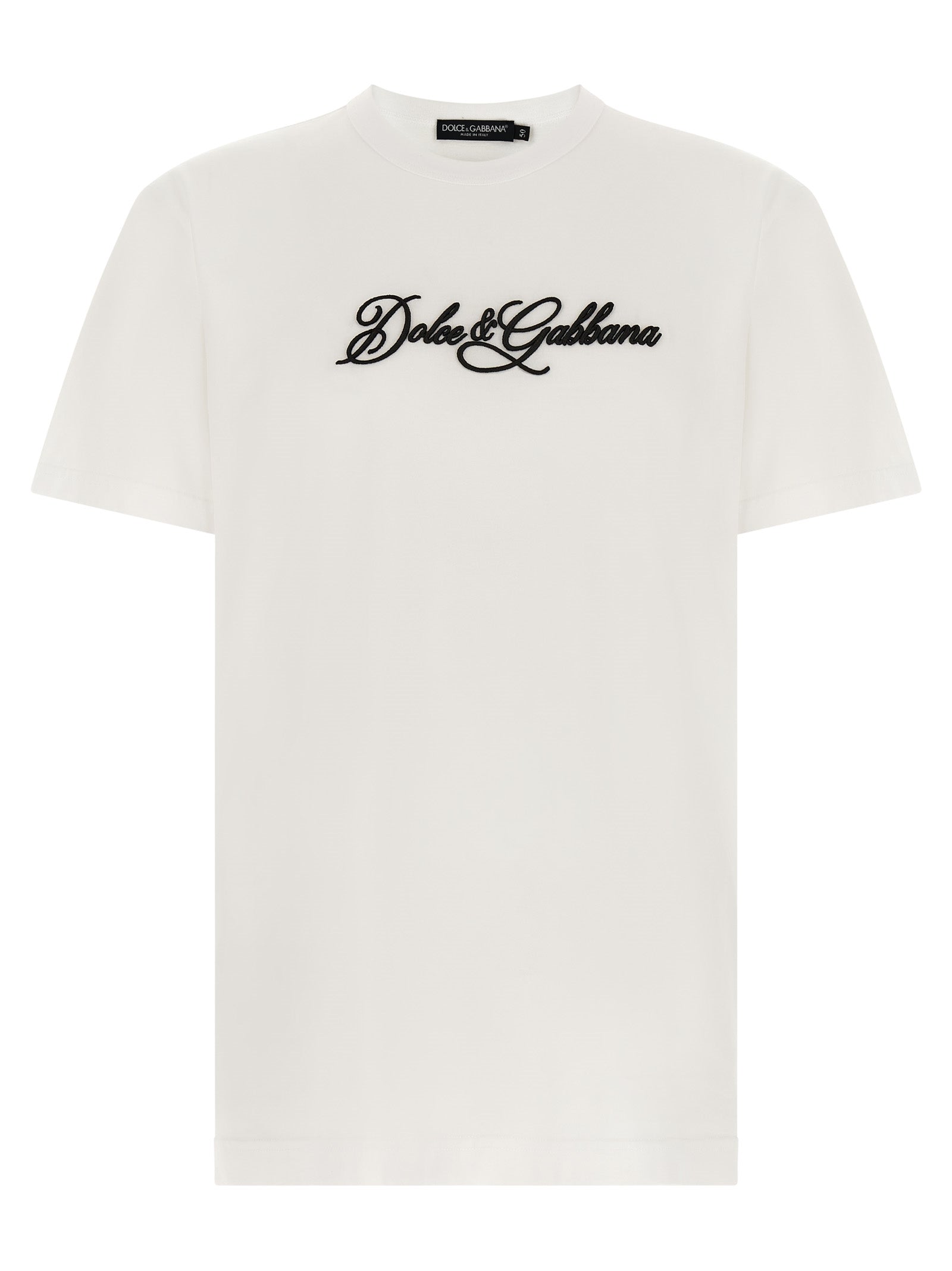 Dolce & Gabbana White Cotton Men's T-Shirt