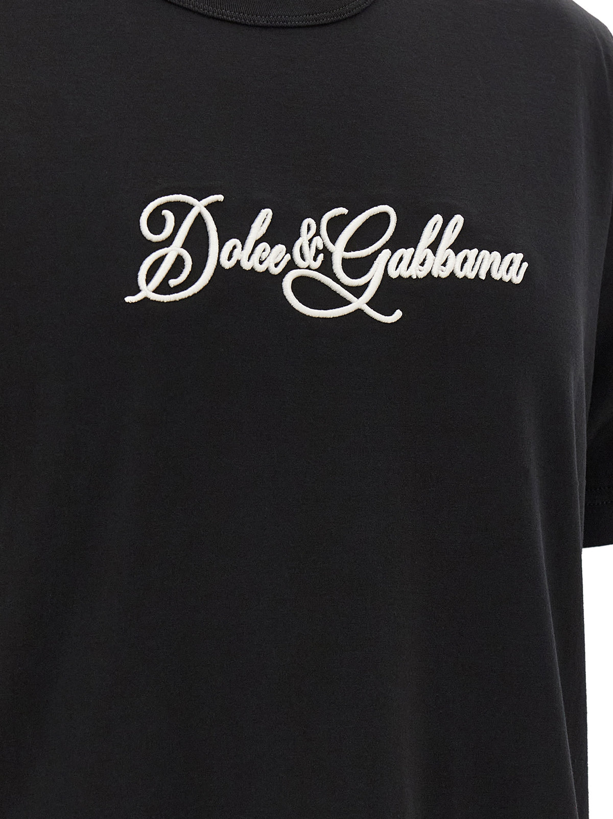 Dolce & Gabbana Black Cotton Men's T-Shirt
