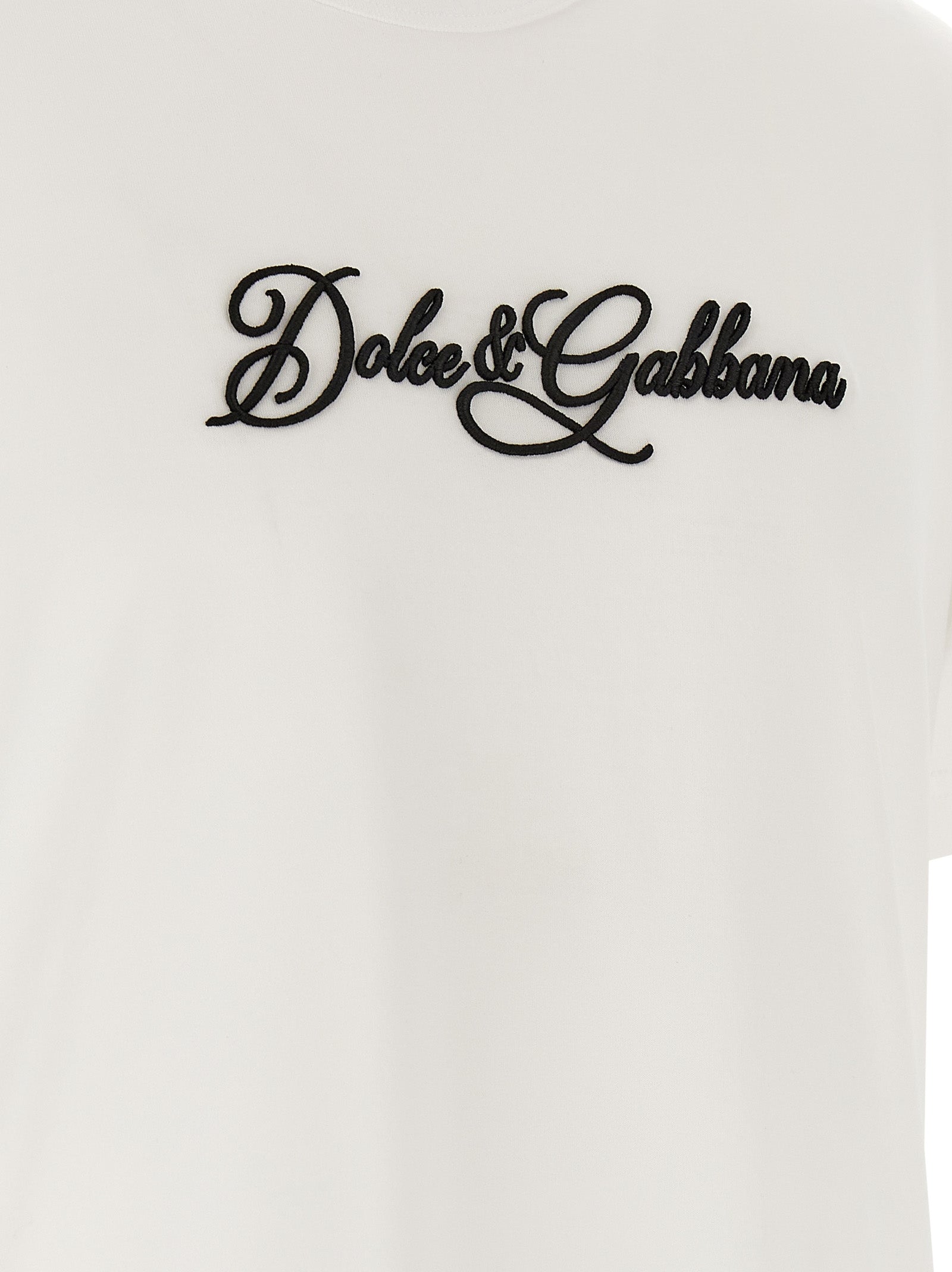 Dolce & Gabbana White Cotton Men's T-Shirt