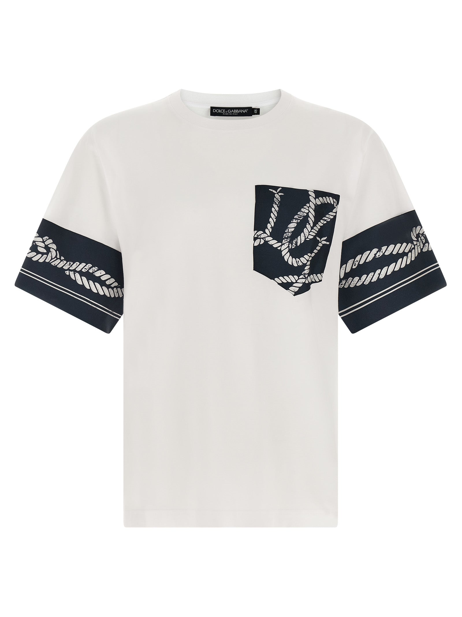 Dolce & Gabbana Blue Cotton Men's T-Shirt