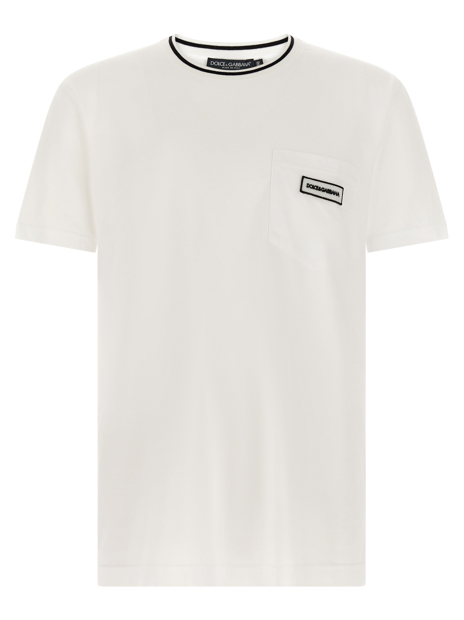 Dolce & Gabbana White Cotton Men's T-Shirt
