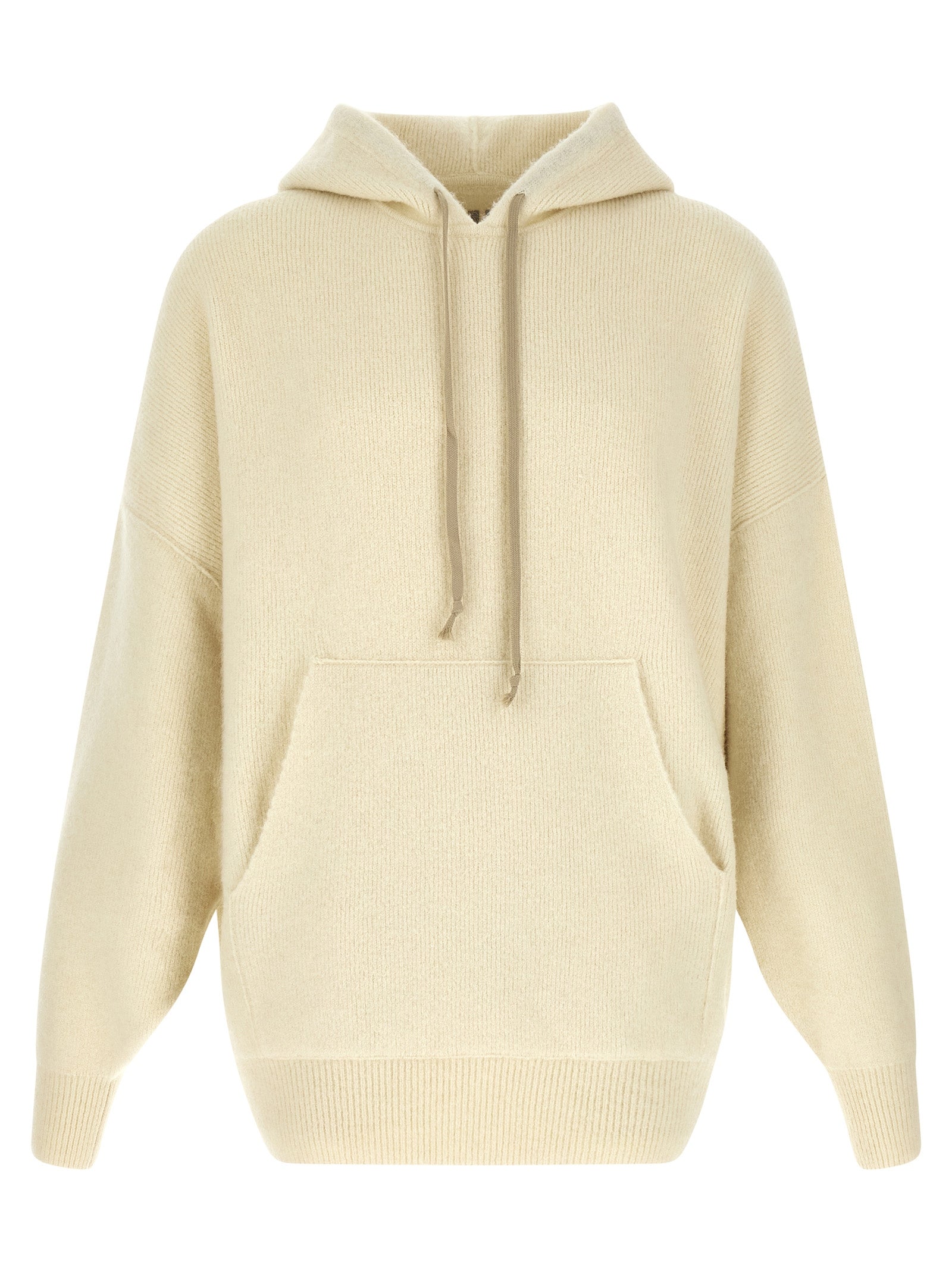 Rick Owens White Marabou Men's Sweatshirt