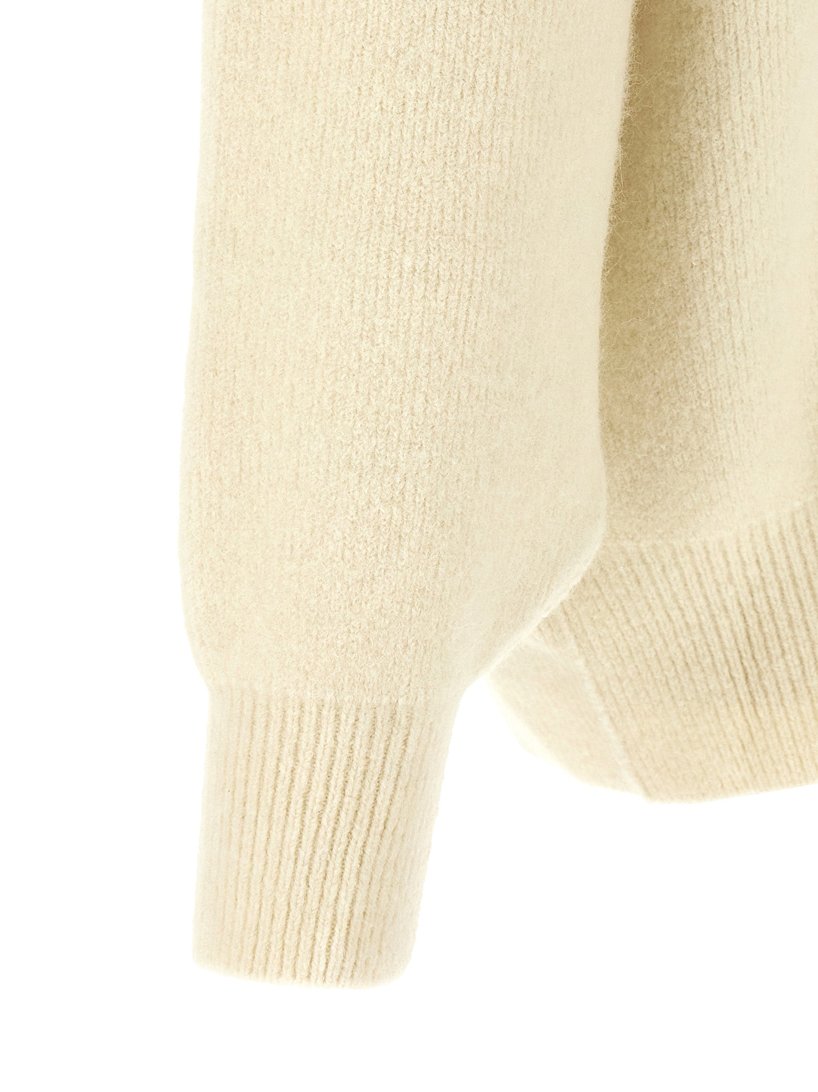 Rick Owens White Marabou Men's Sweatshirt