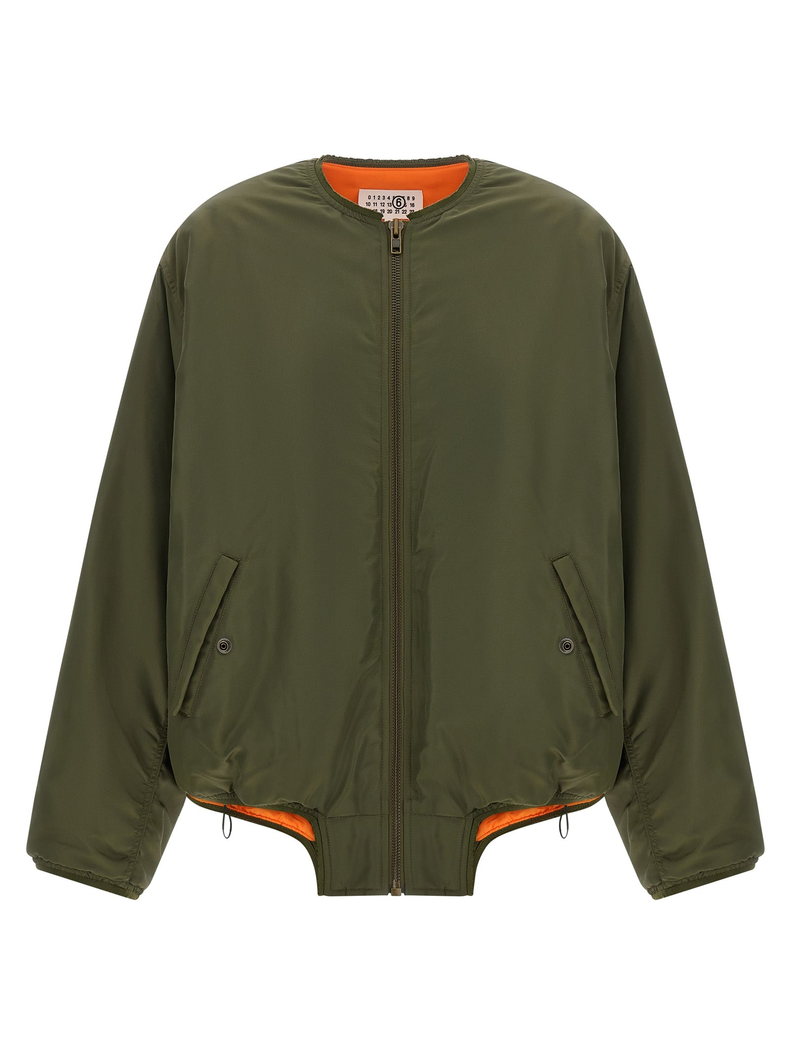 MM6 Maison Margiela Bicolor Polyamide Women's Bomber