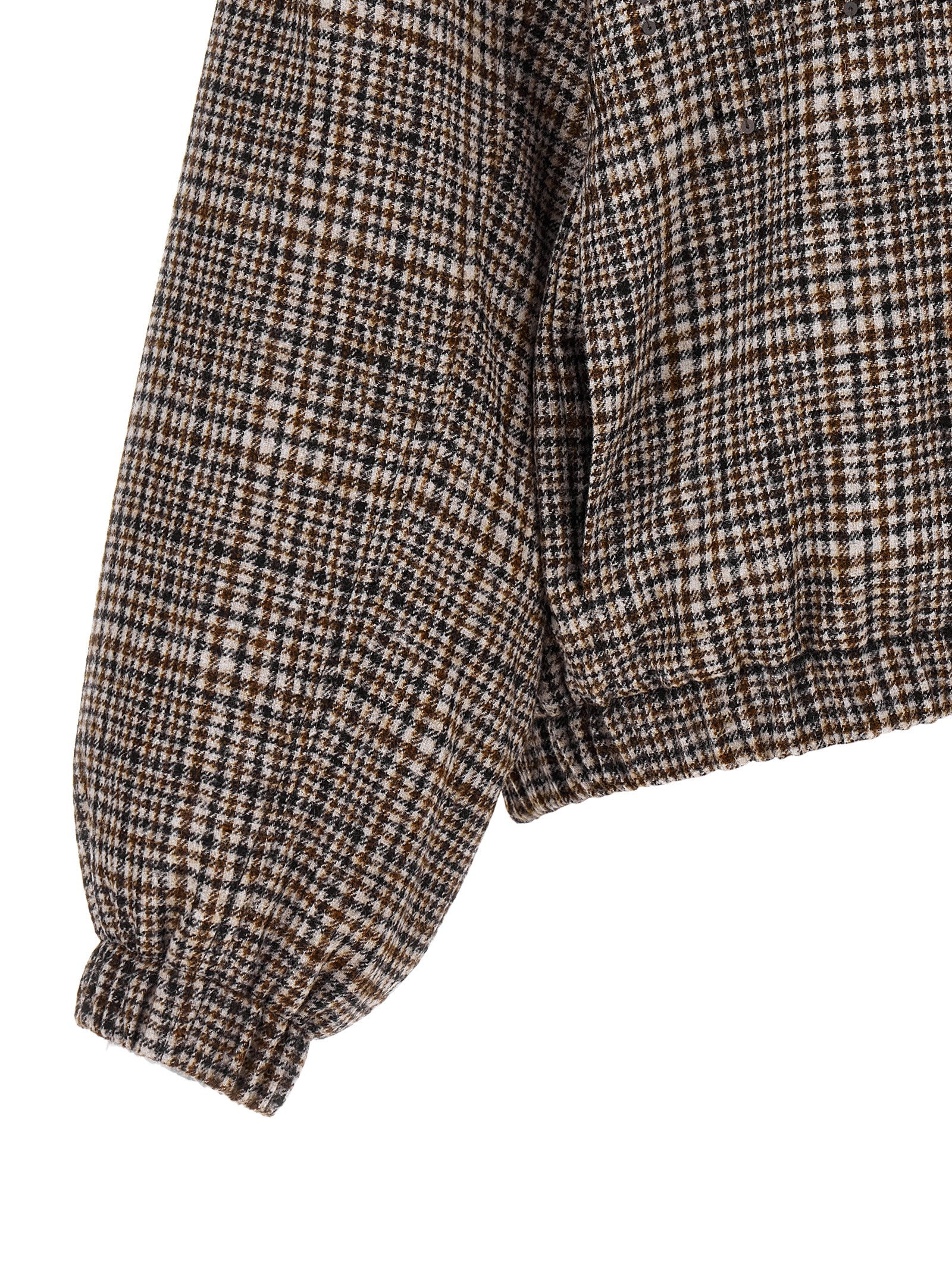 Brunello Cucinelli Brown Alpaca Leather Women's Bomber