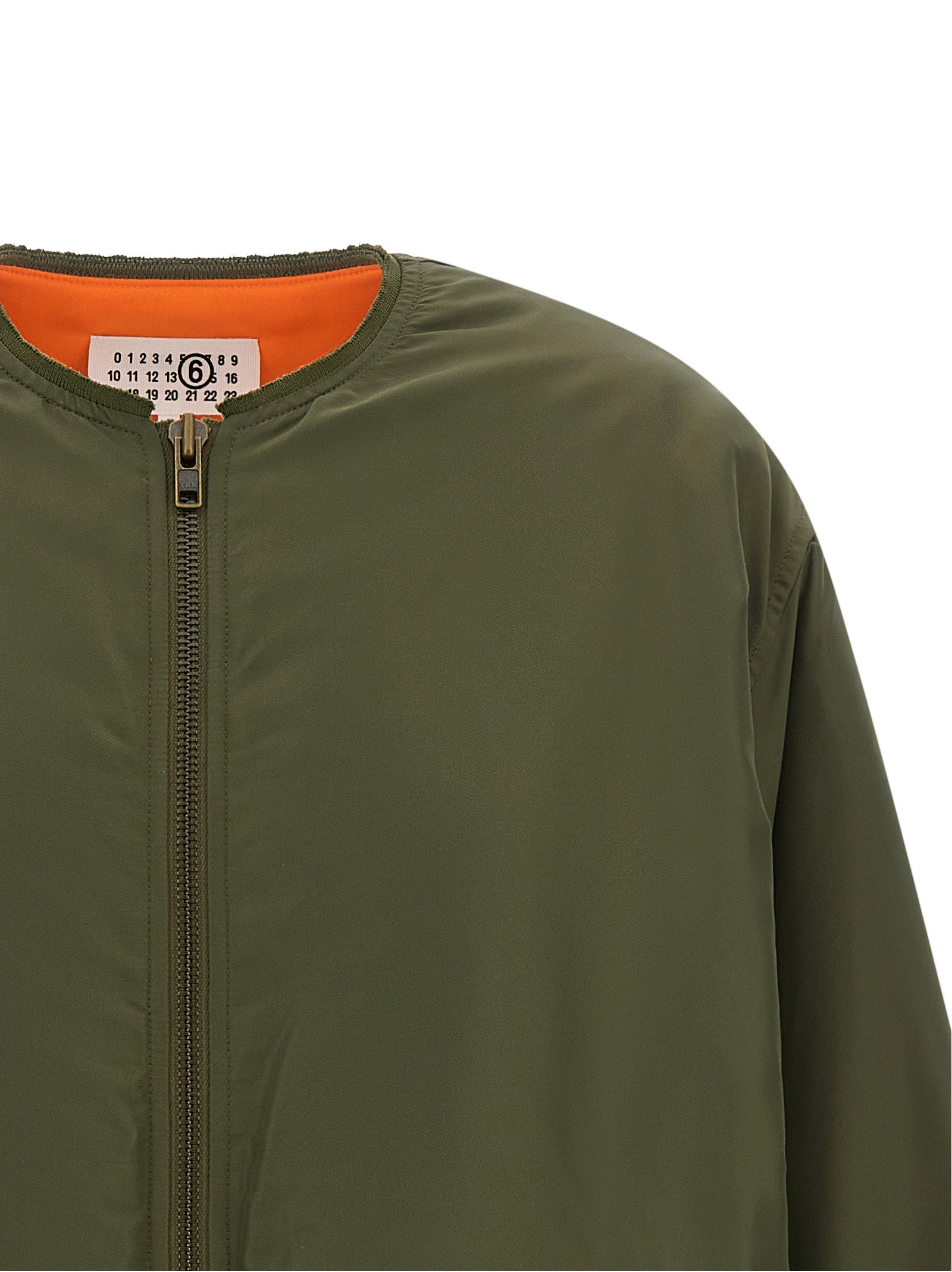 MM6 Maison Margiela Bicolor Polyamide Women's Bomber