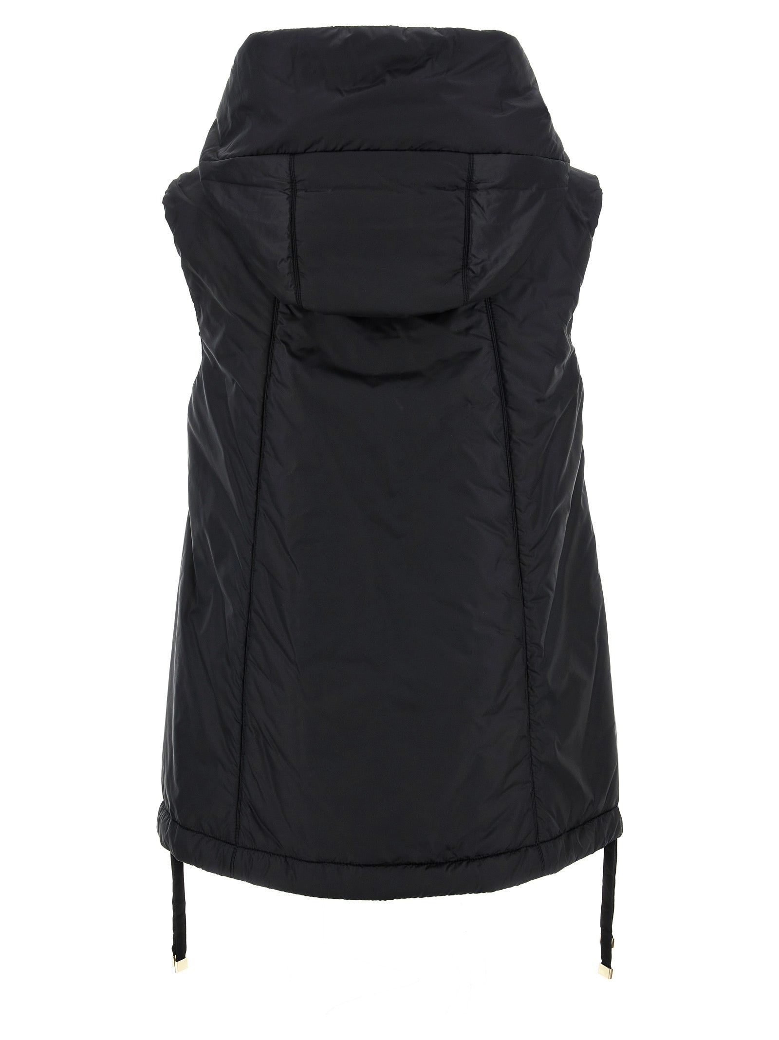 Max Mara Black Polyester Sleeveless Women's Jacket