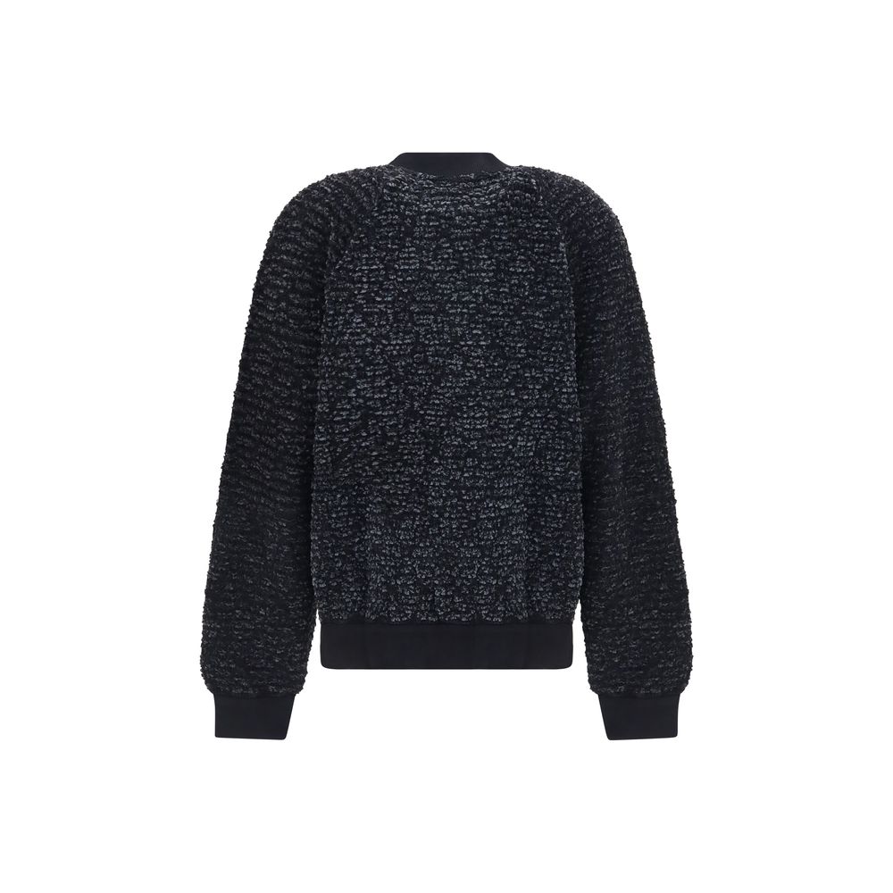 Balmain Black Viscose Women's Bomber