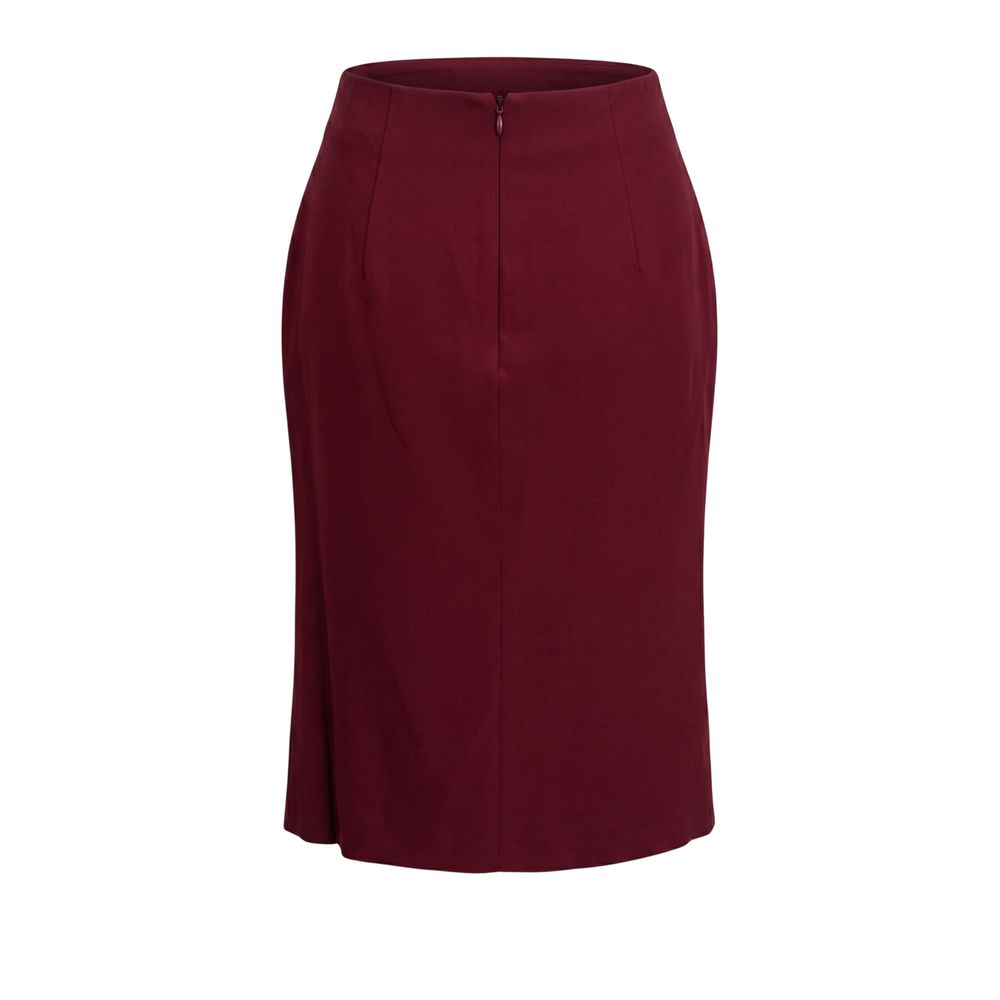 Trussardi Red Acetate Women Women's Skirt