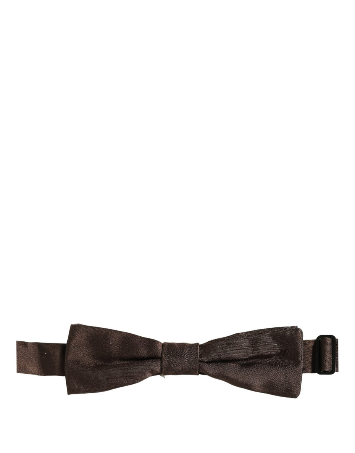 Dolce & Gabbana Men Brown 100% Silk Adjustable Neck Papillon Bow Men's Tie
