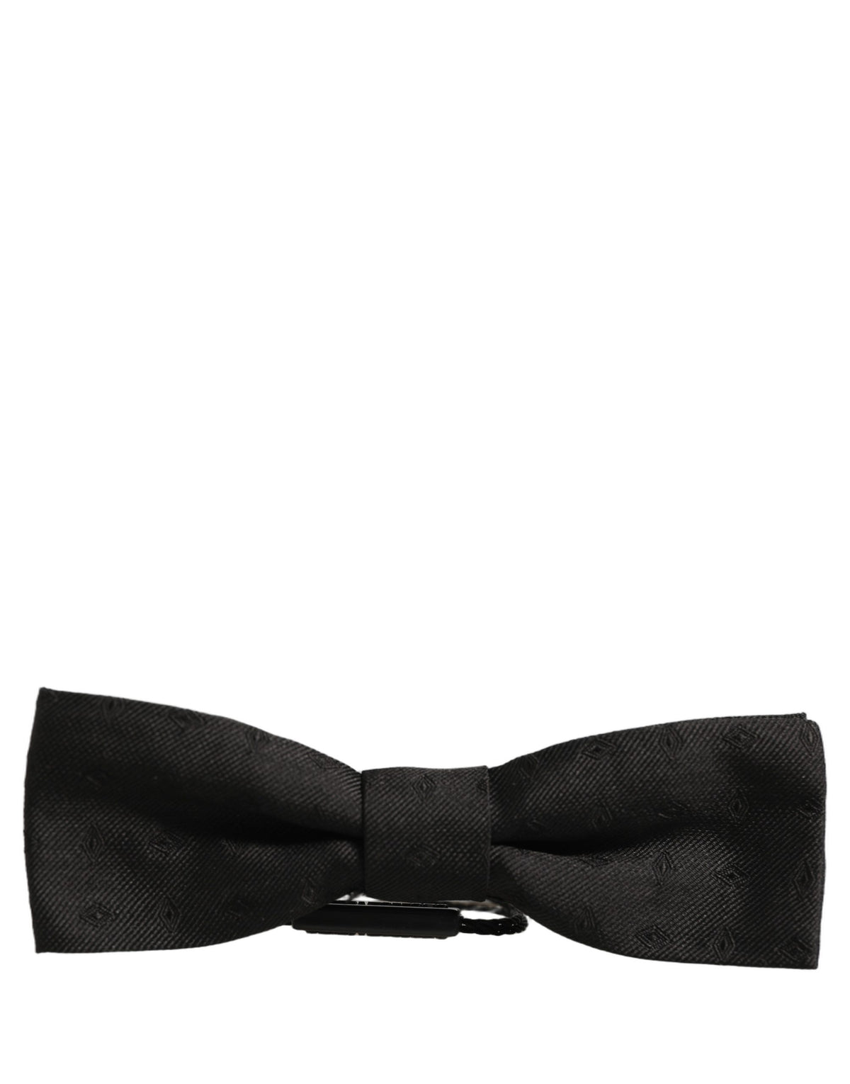 Dolce & Gabbana Men Dark Gray 100% Silk Adjustable Neck Papillon Bow Men's Tie
