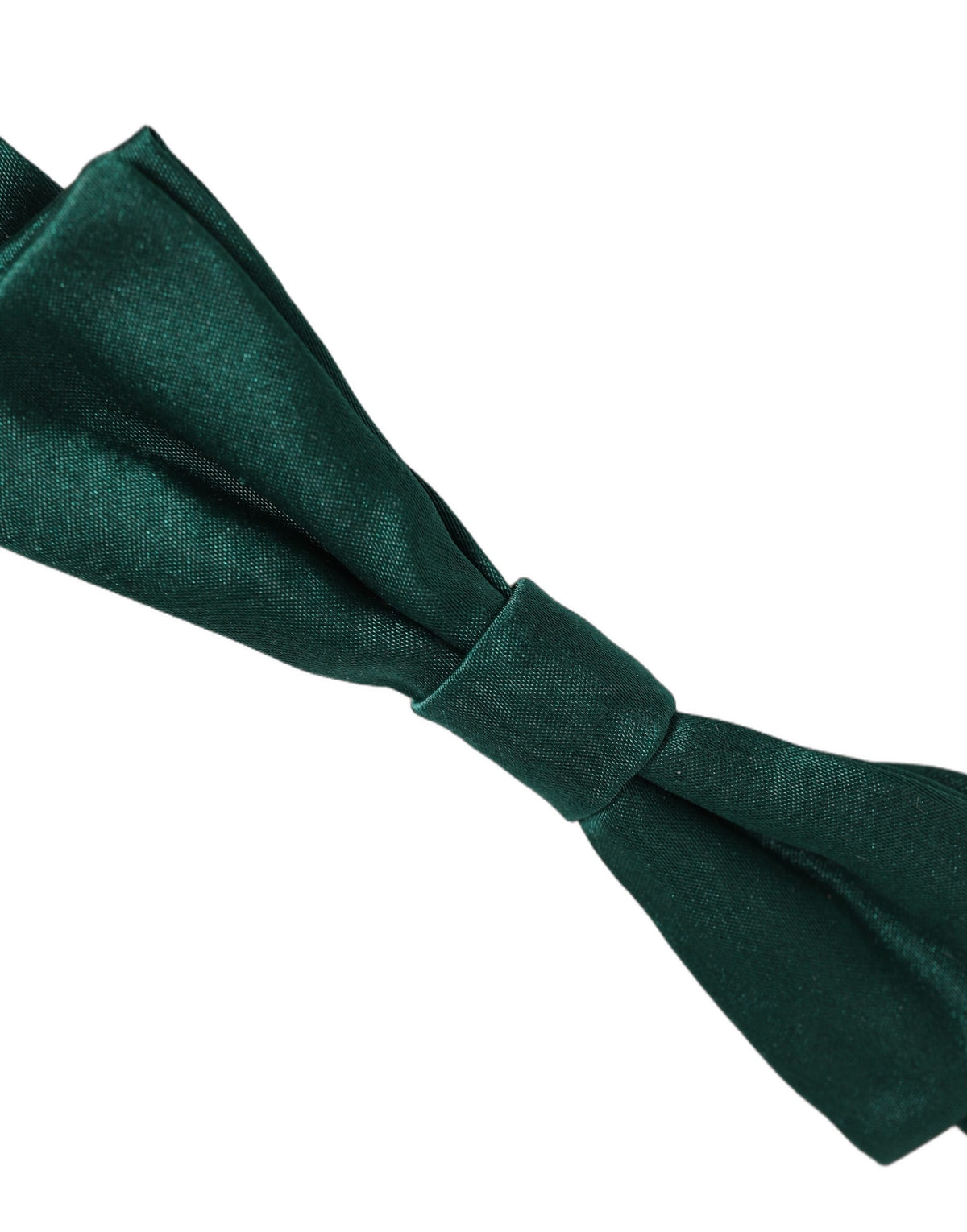 Dolce & Gabbana Men Green 100% Silk Adjustable Neck Papillon Bow Men's Tie