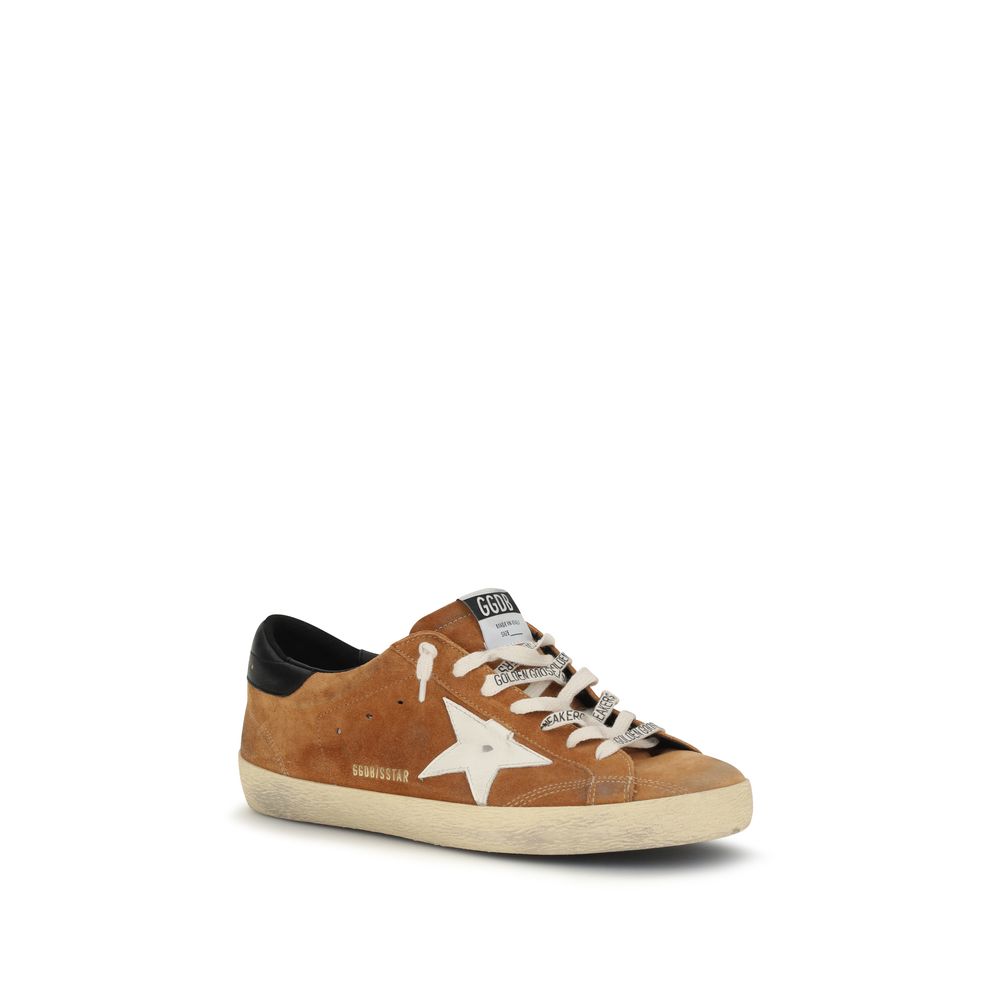 Golden Goose Brown Calf Leather Bos Taurus Low Top Men's Sneakers
