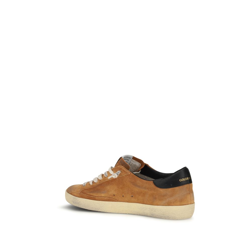 Golden Goose Brown Calf Leather Bos Taurus Low Top Men's Sneakers