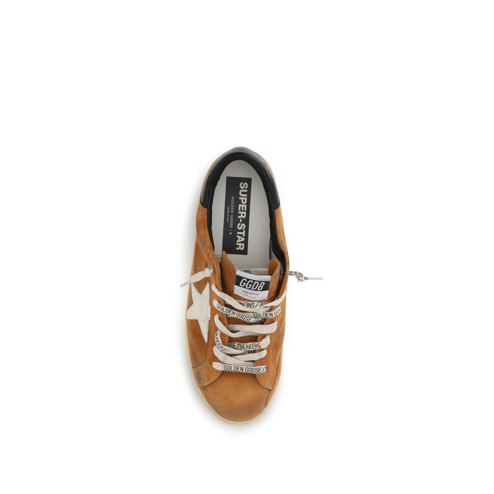 Golden Goose Brown Calf Leather Bos Taurus Low Top Men's Sneakers