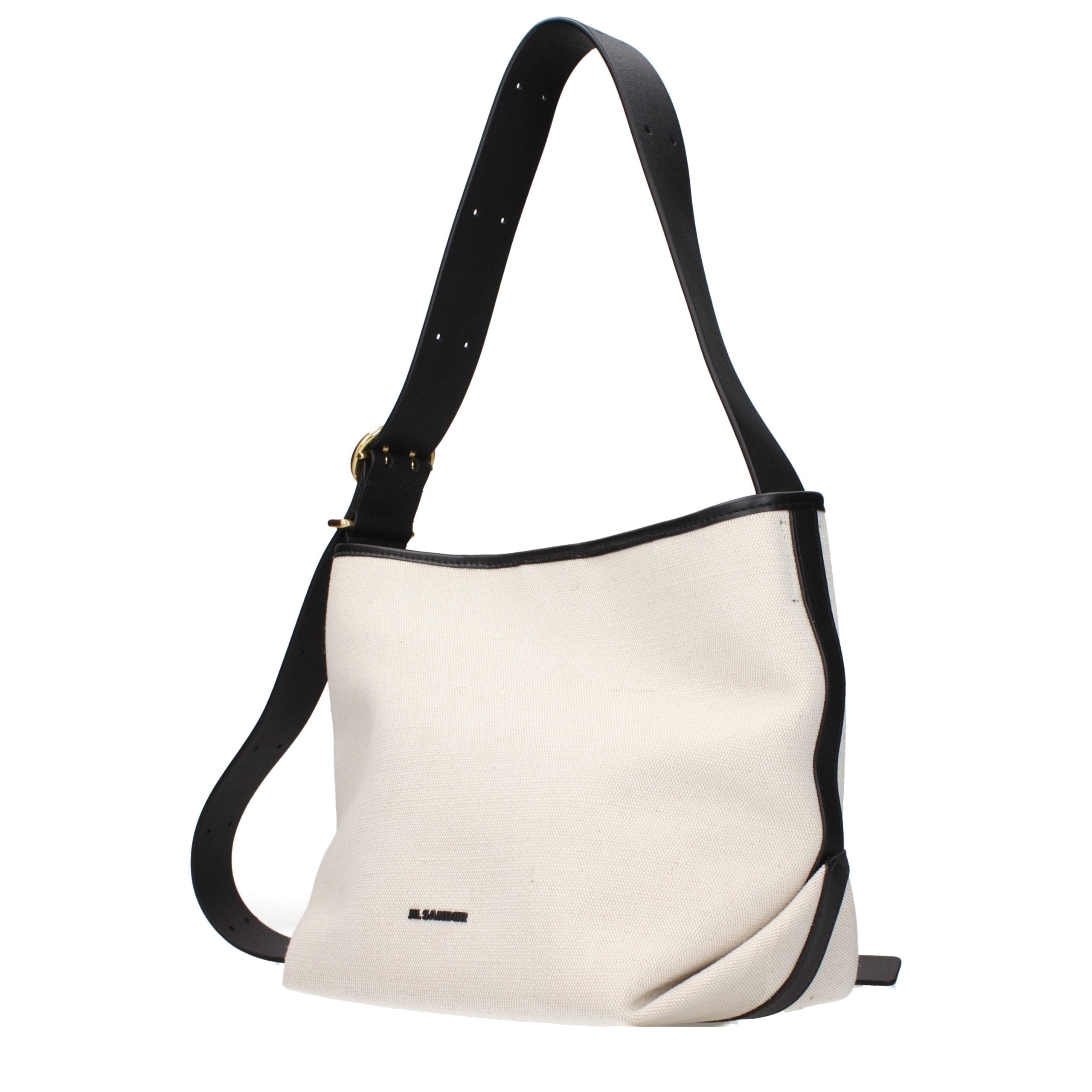 Jil Sander Beige Fabric Crossbody Women's Bag