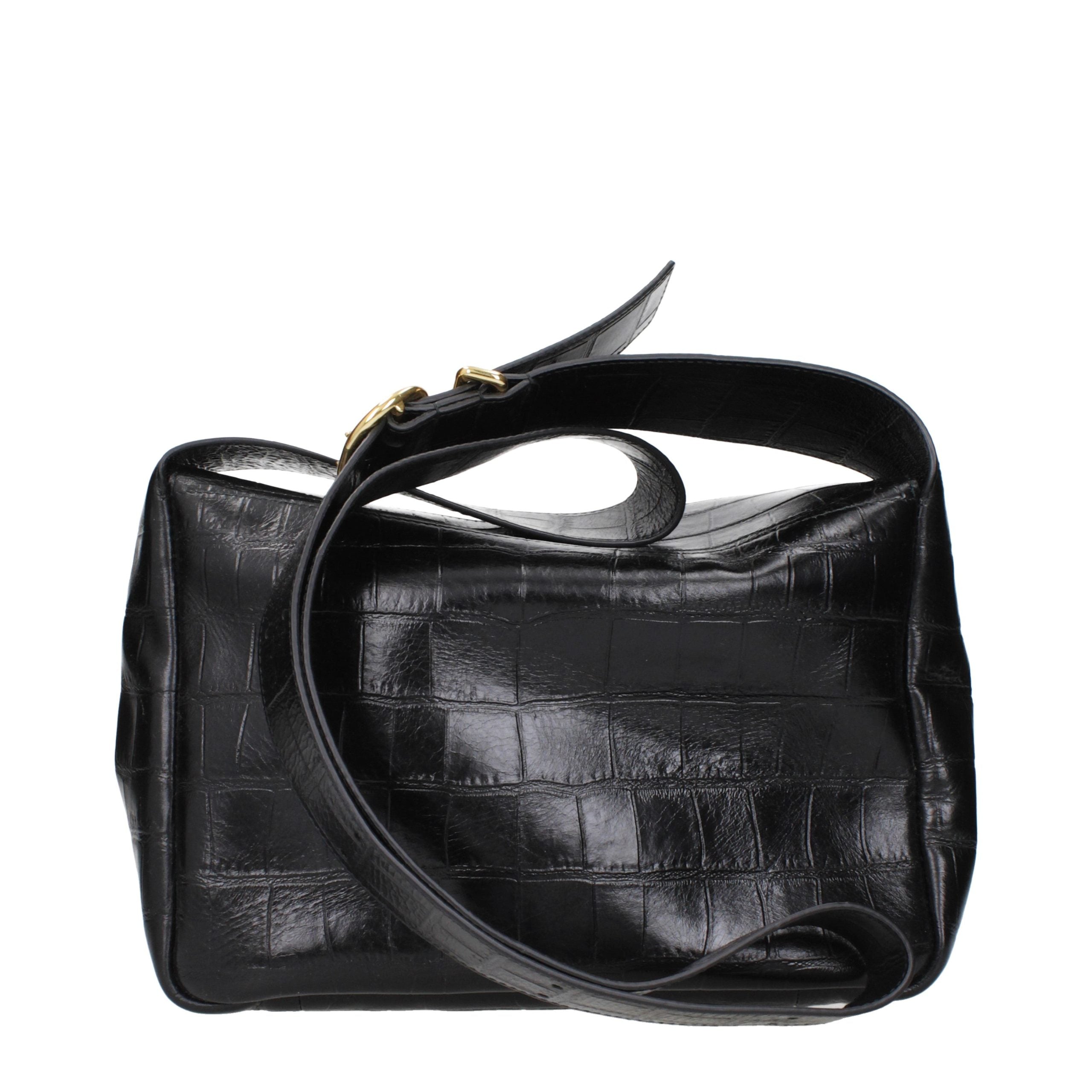 Jil Sander Black Leather Crossbody Women's Bag