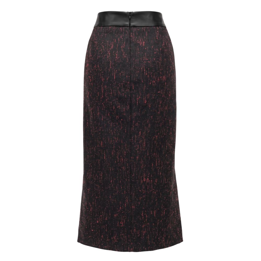 Trussardi Black Wool Women Women's Skirt
