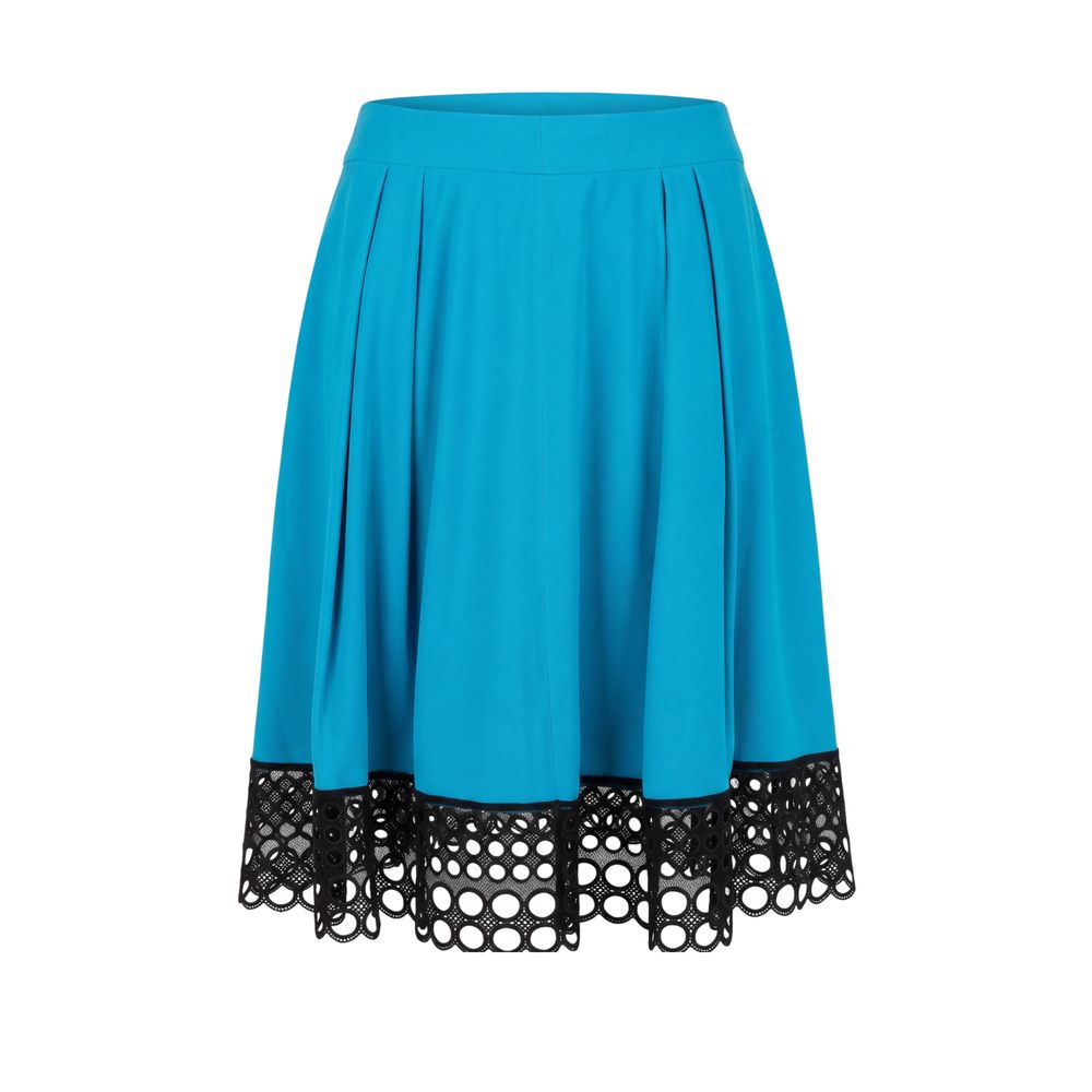 Trussardi Blue Acetate Women Women's Skirt