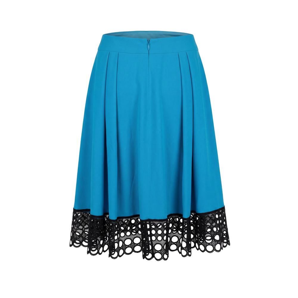Trussardi Blue Acetate Women Women's Skirt