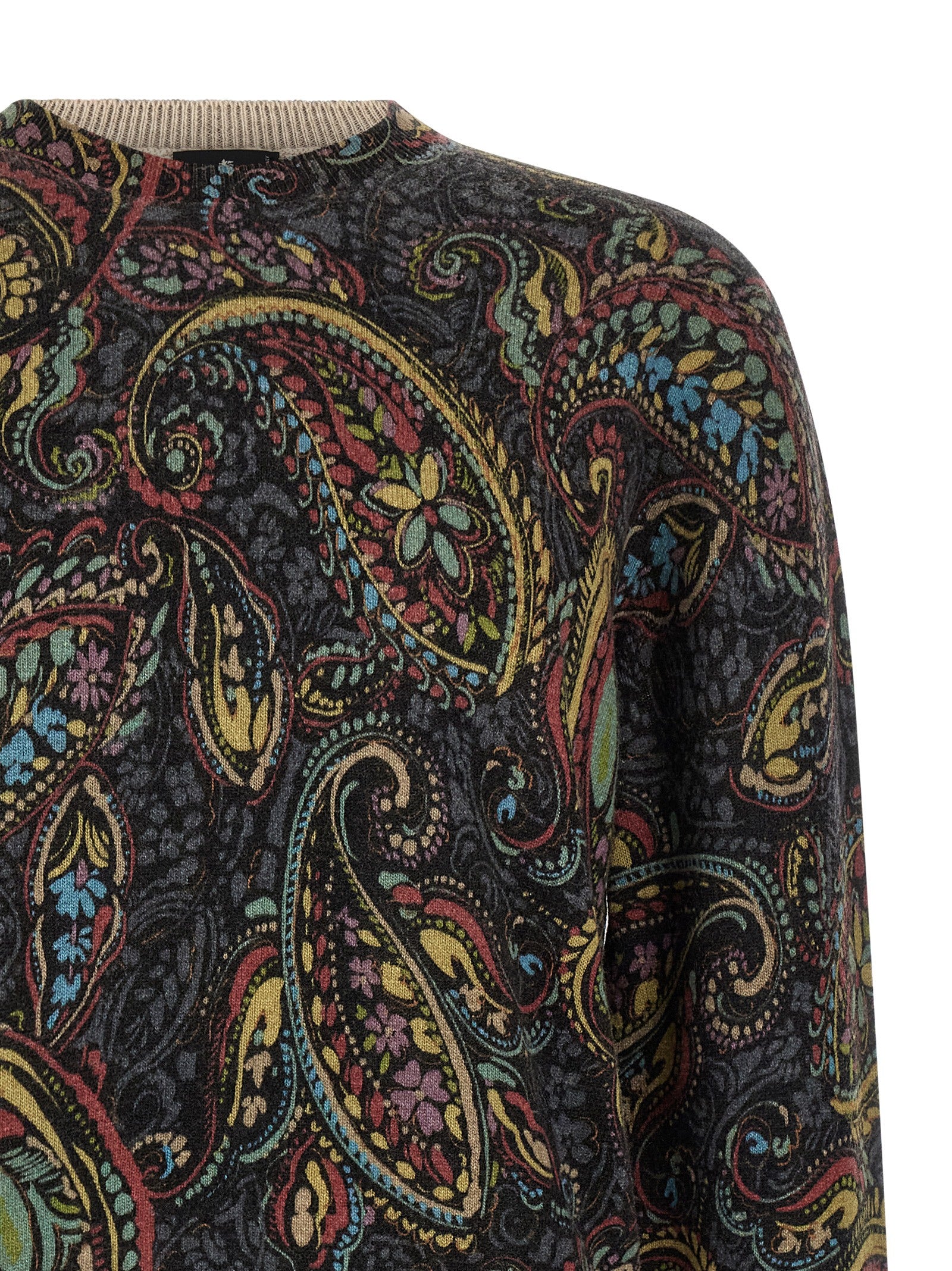 Etro Multicolor Wool Men's Cardigan