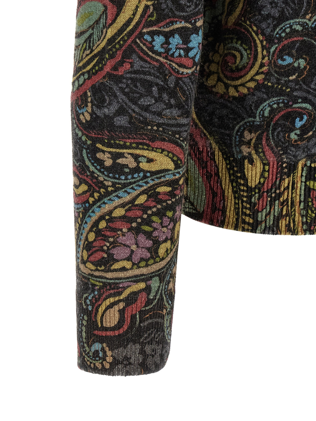 Etro Multicolor Wool Men's Cardigan