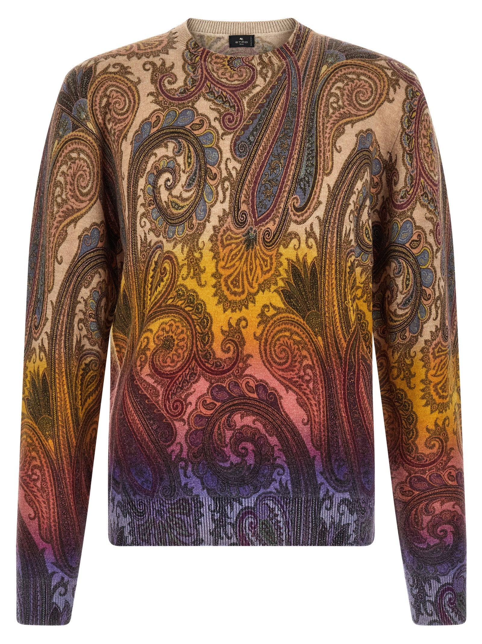Etro Multicolor Wool Men's Cardigan