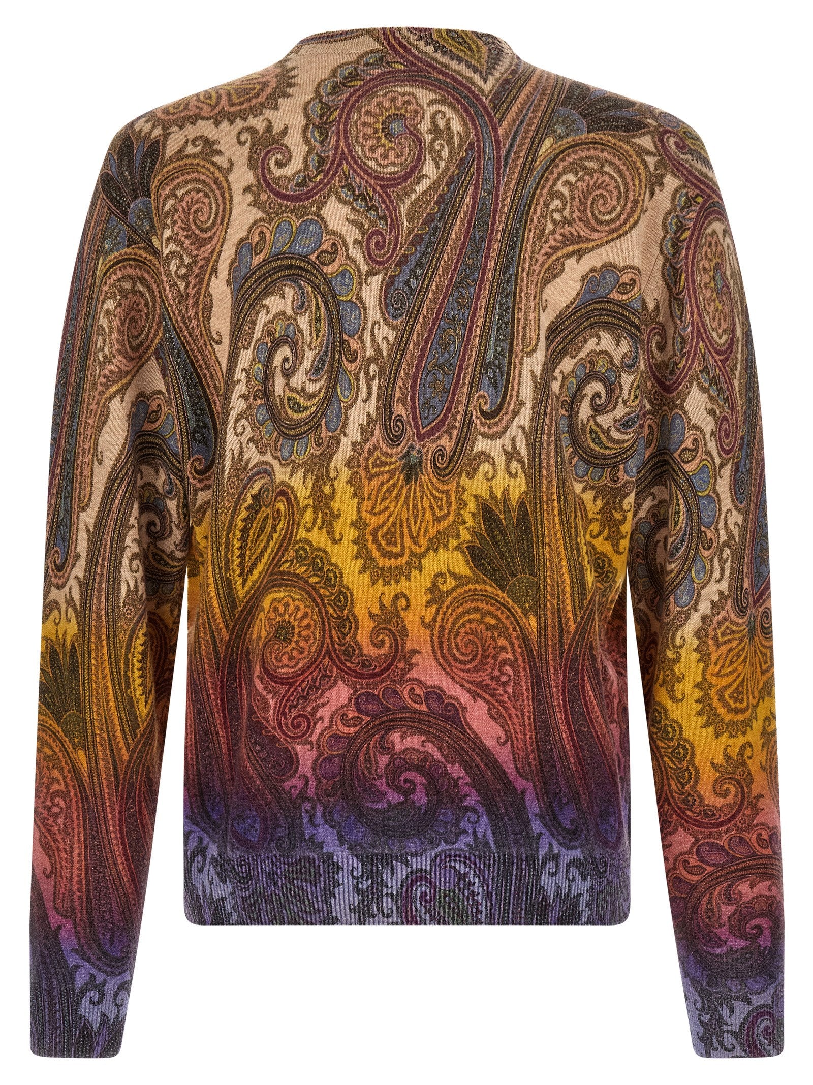 Etro Multicolor Wool Men's Cardigan