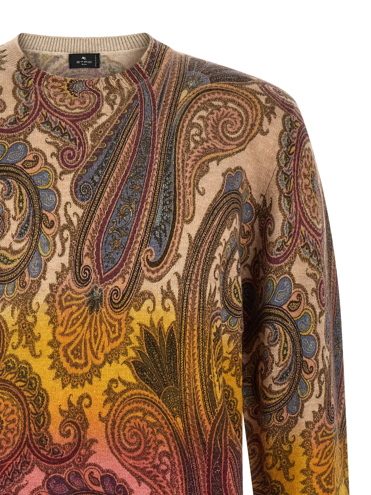Etro Multicolor Wool Men's Cardigan