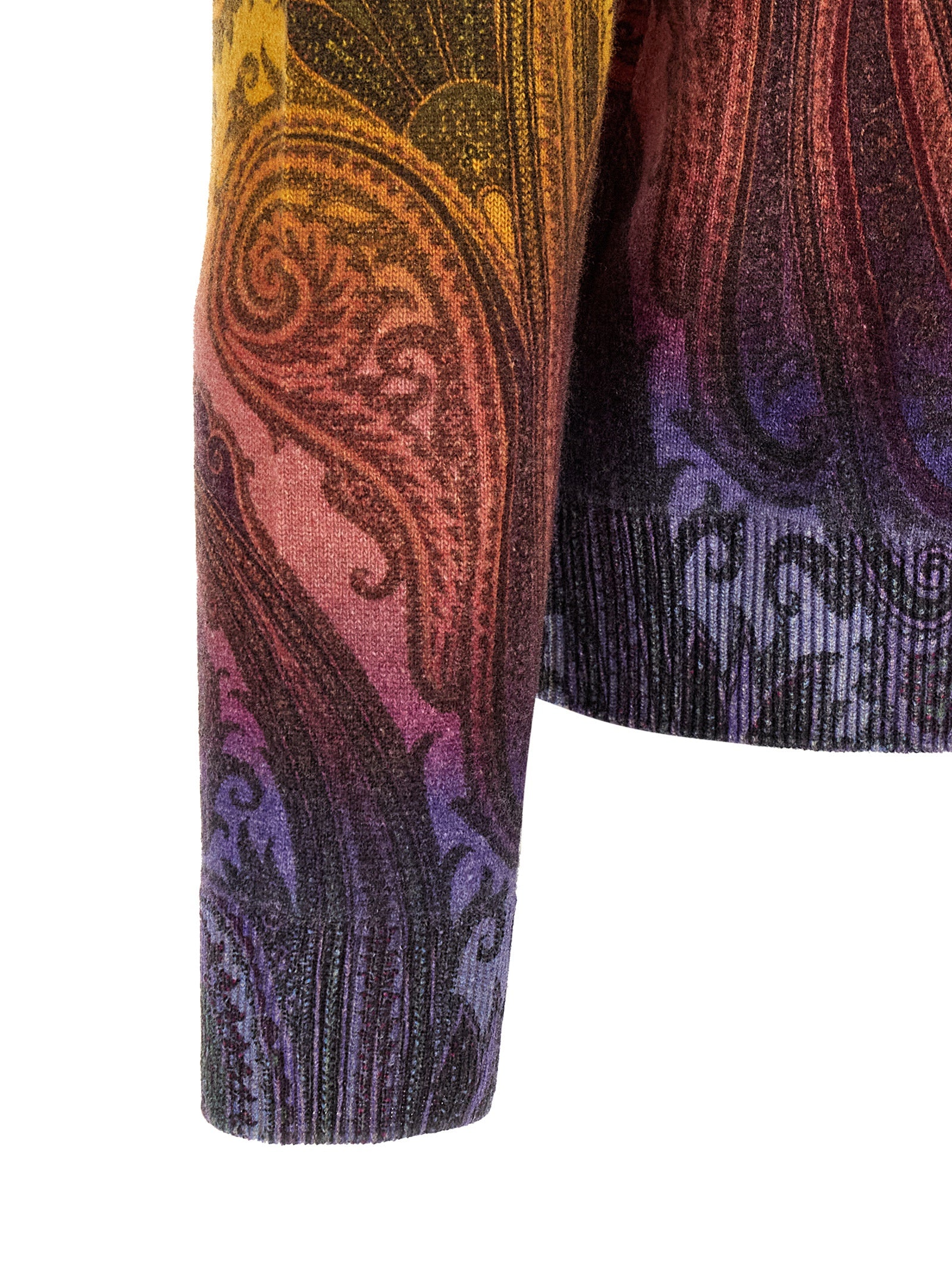 Etro Multicolor Wool Men's Cardigan