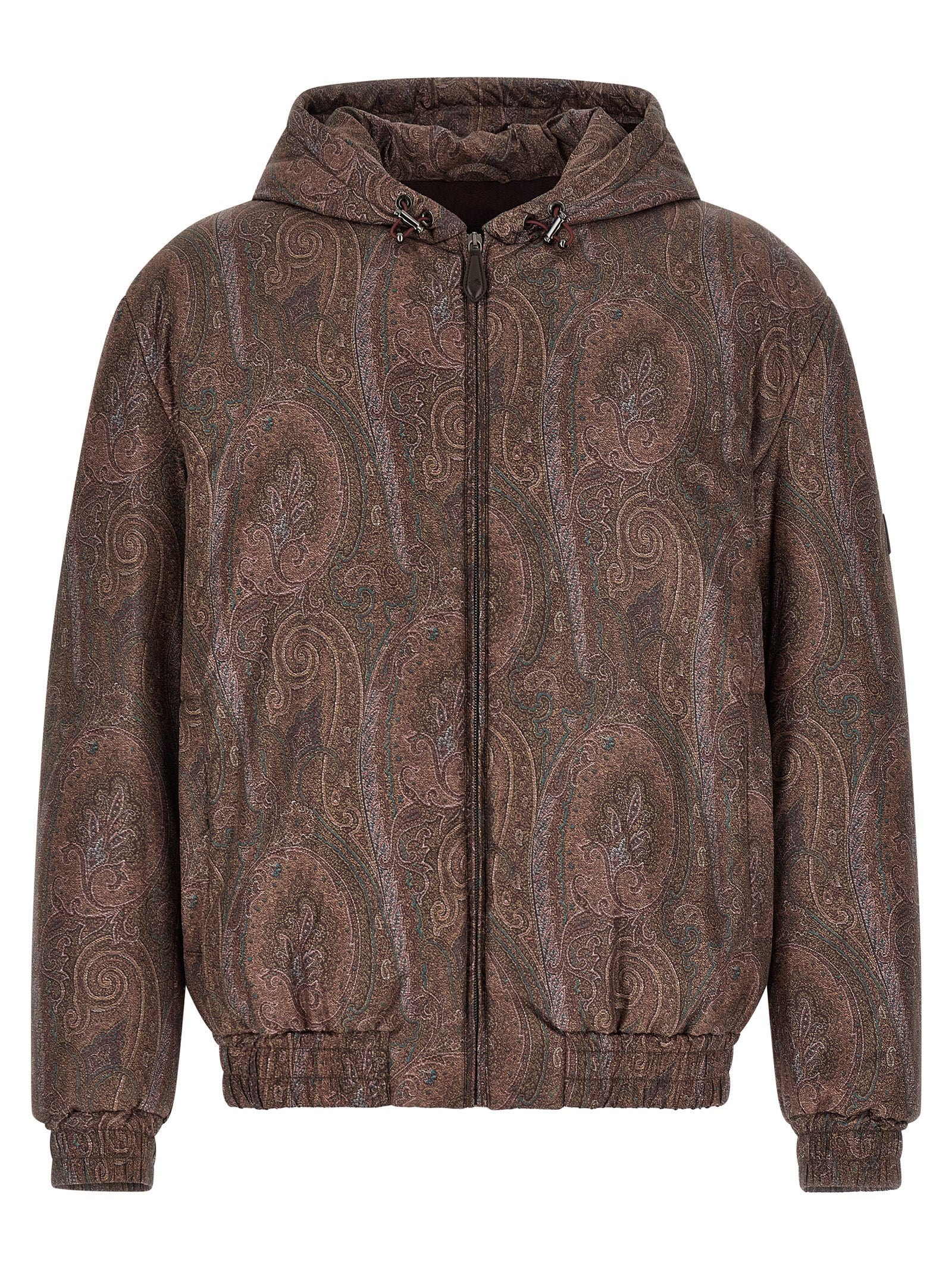 Etro Brown Polyester Men's Bomber