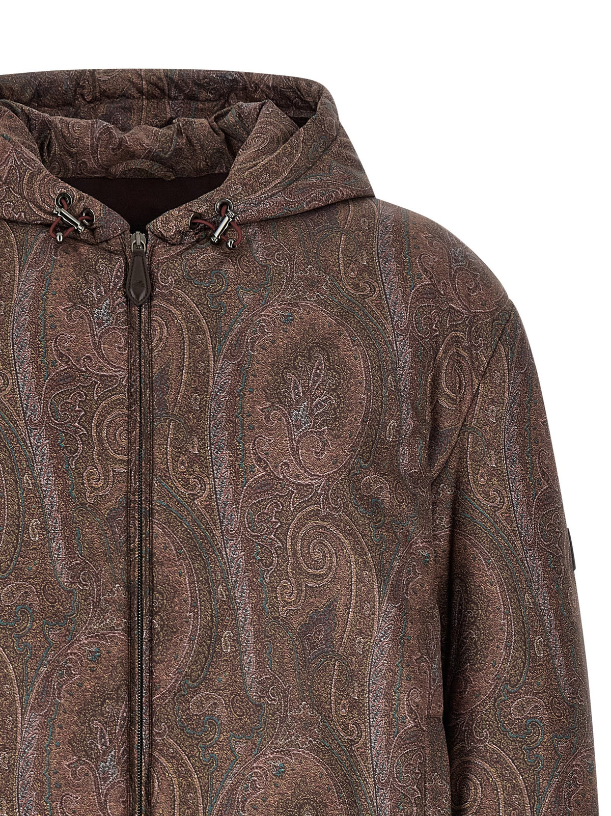 Etro Brown Polyester Men's Bomber