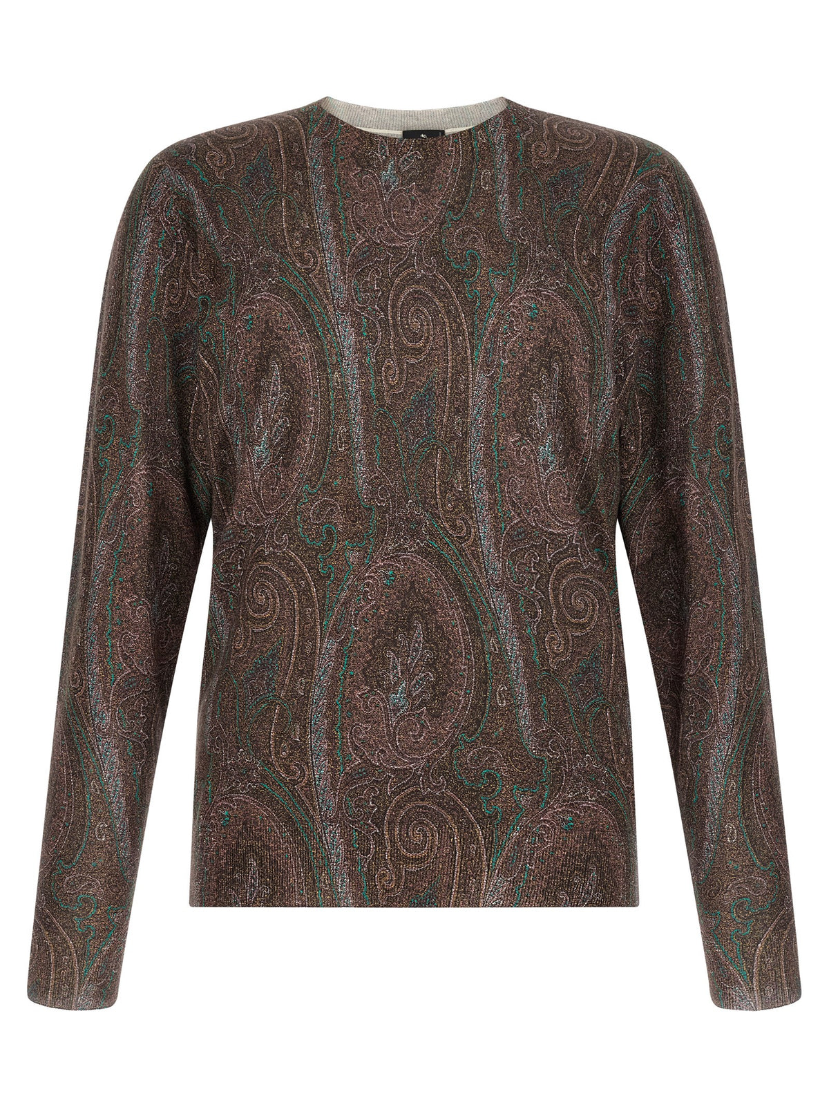 Etro Bordeaux Silk Men's Cardigan