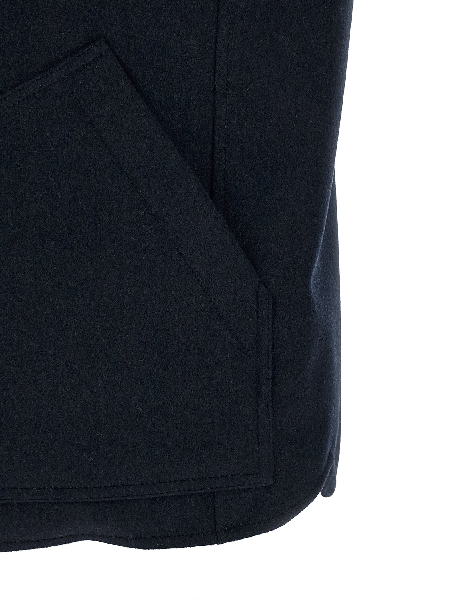 Brunello Cucinelli Blue Wool Sleeveless Men's Jacket