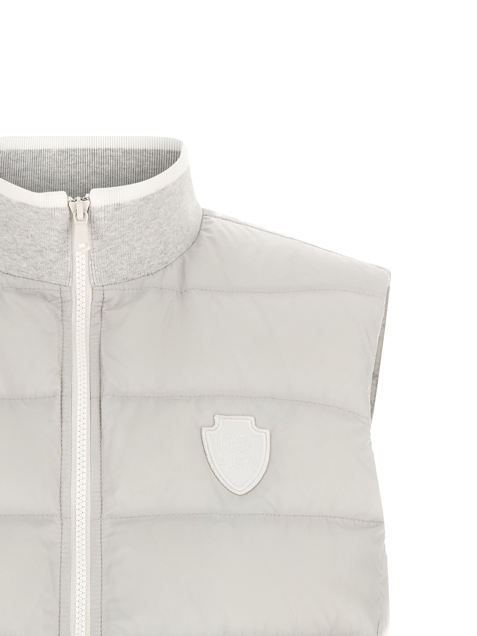 Brunello Cucinelli Gray Polyester Sleeveless Women's Jacket