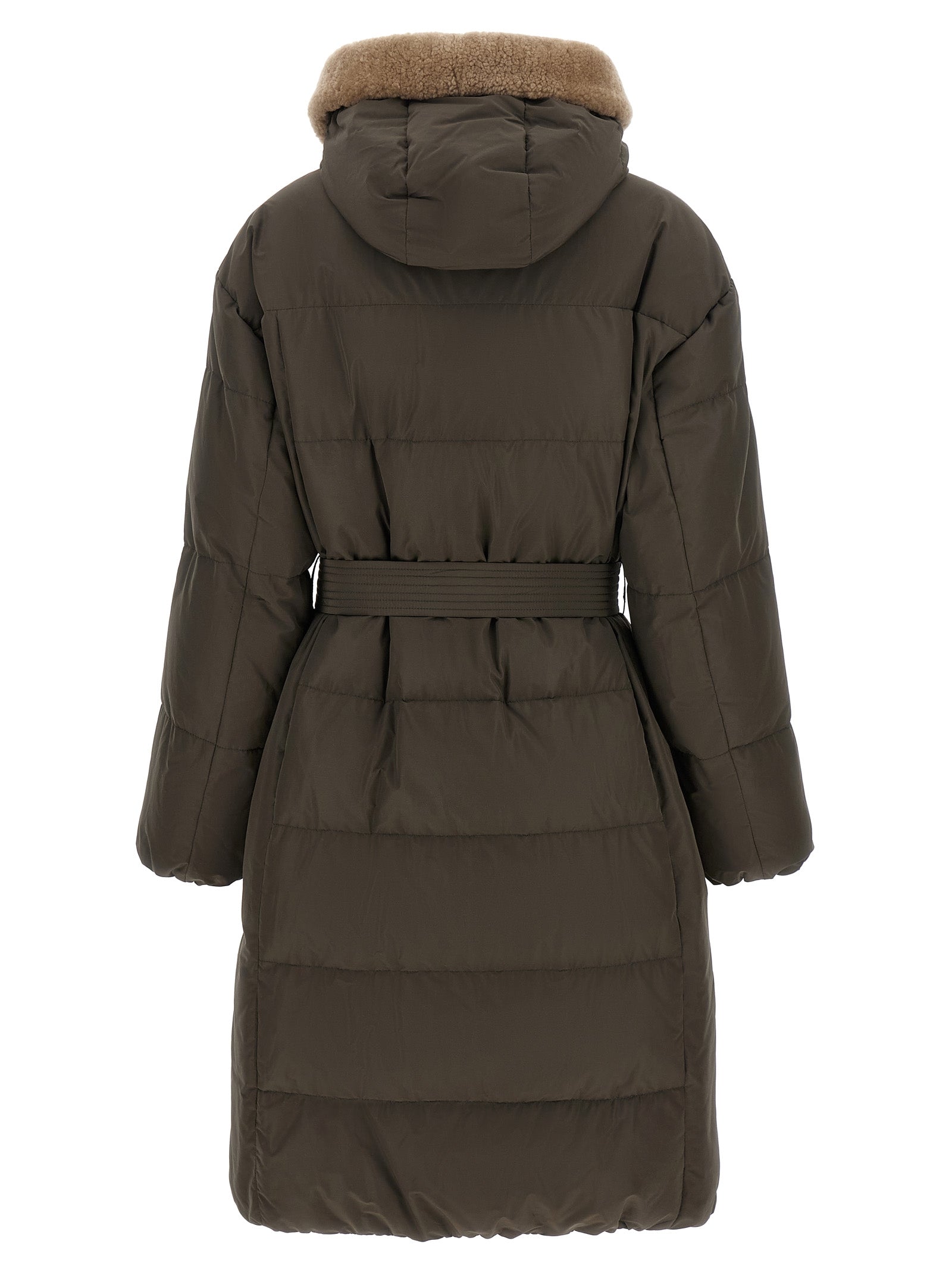 Brunello Cucinelli Bicolor Cotton Women's Coat