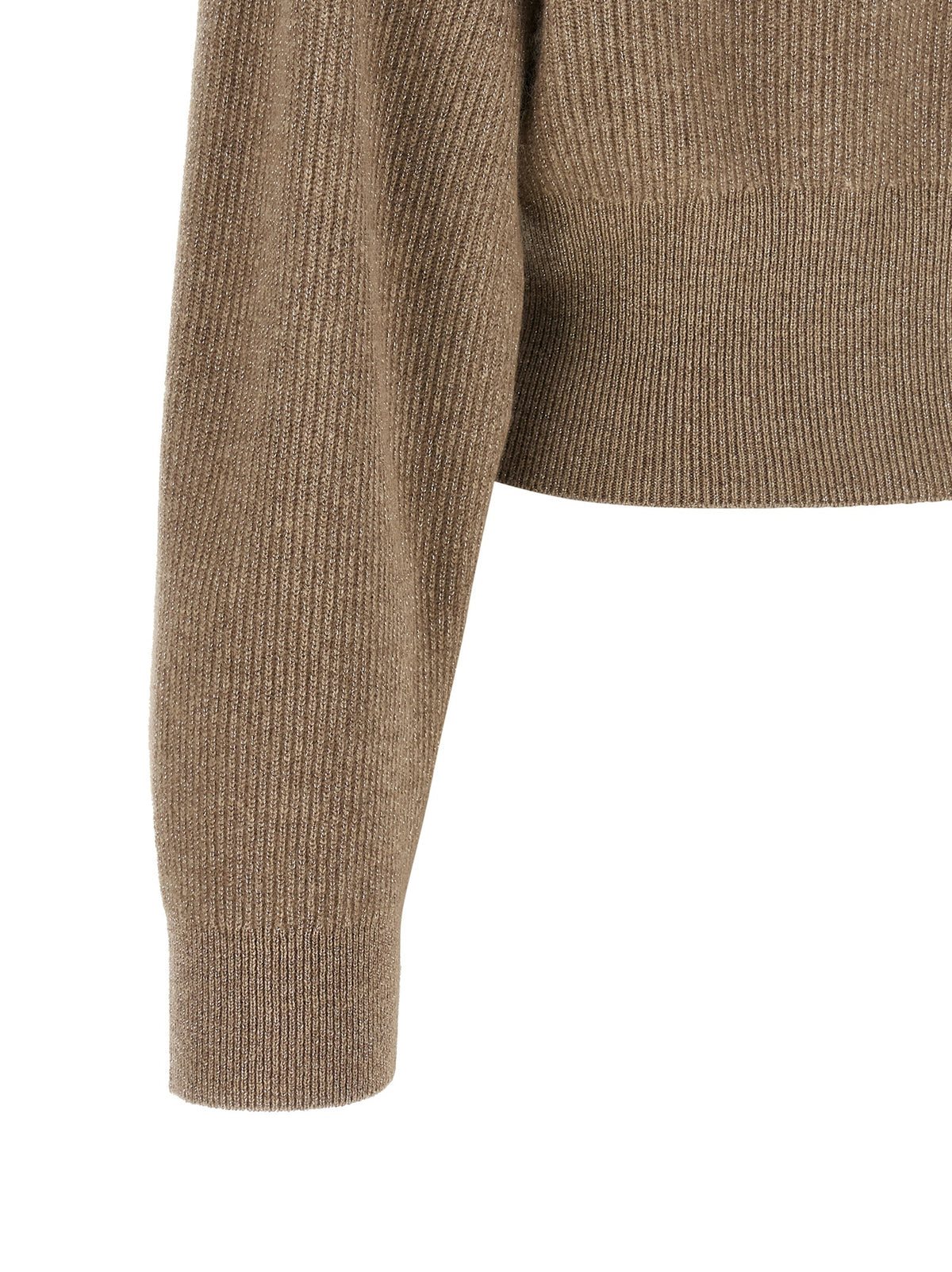 Brunello Cucinelli Brown Cashmere Women's Cardigan