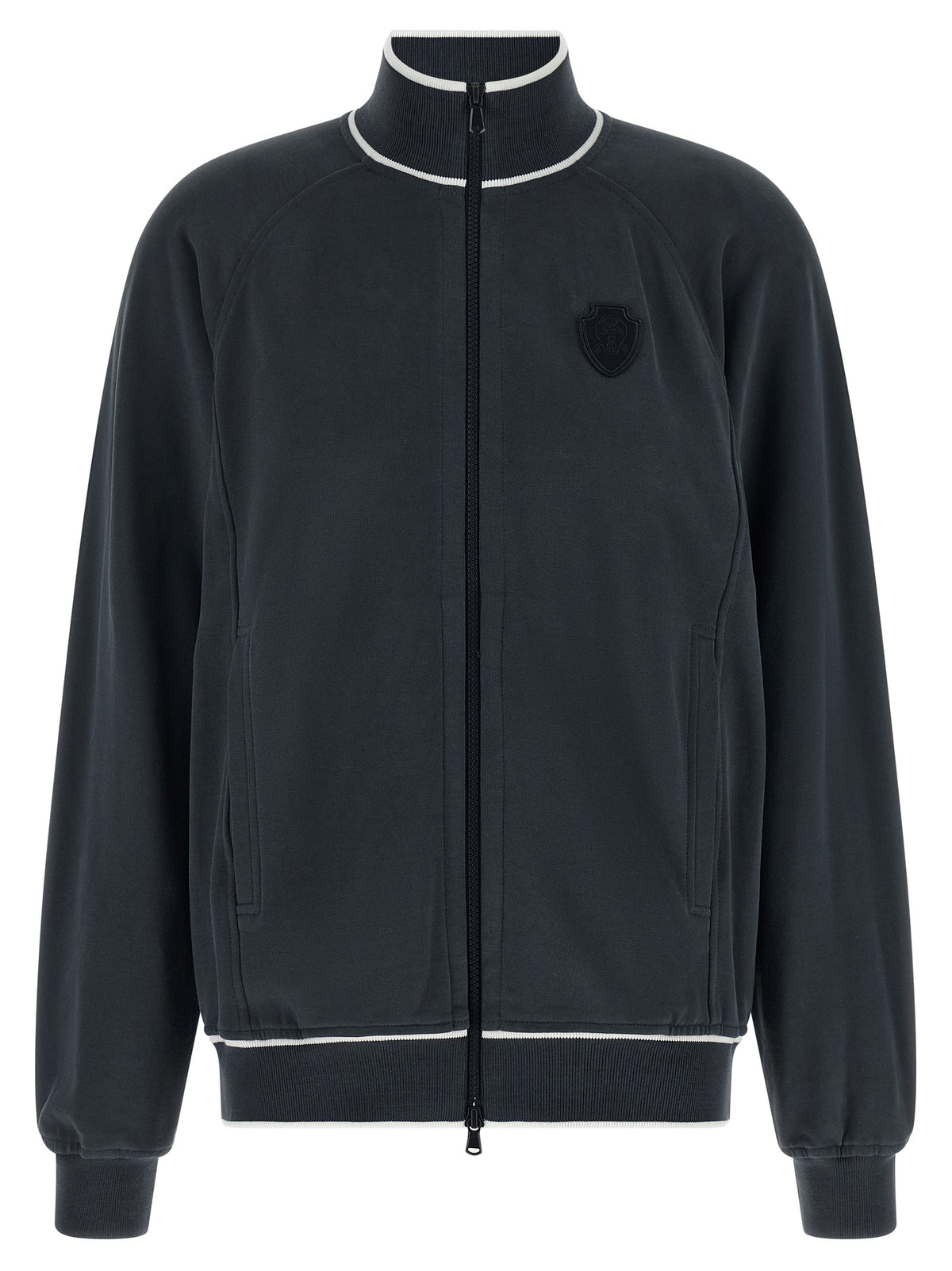 Brunello Cucinelli Blue Cotton Women's Sweatshirt