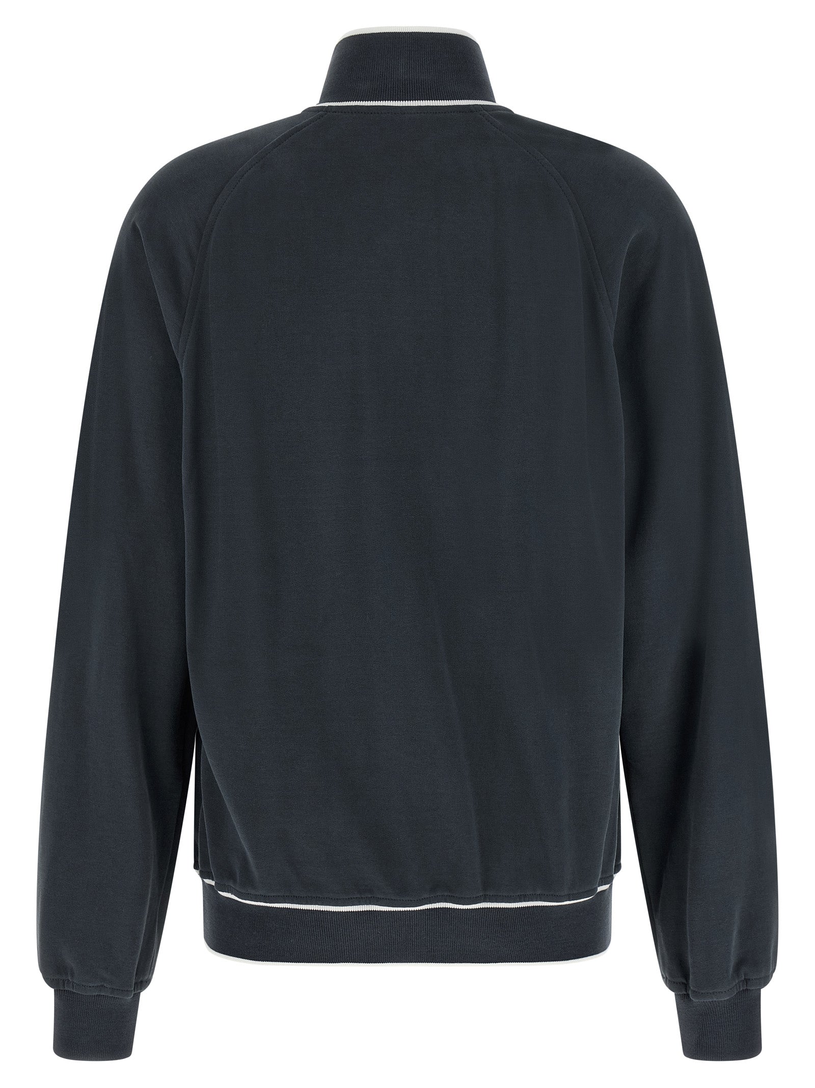 Brunello Cucinelli Blue Cotton Women's Sweatshirt