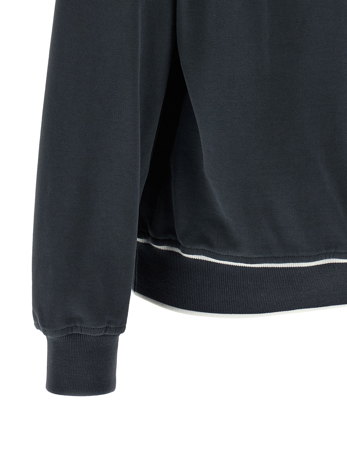 Brunello Cucinelli Blue Cotton Women's Sweatshirt