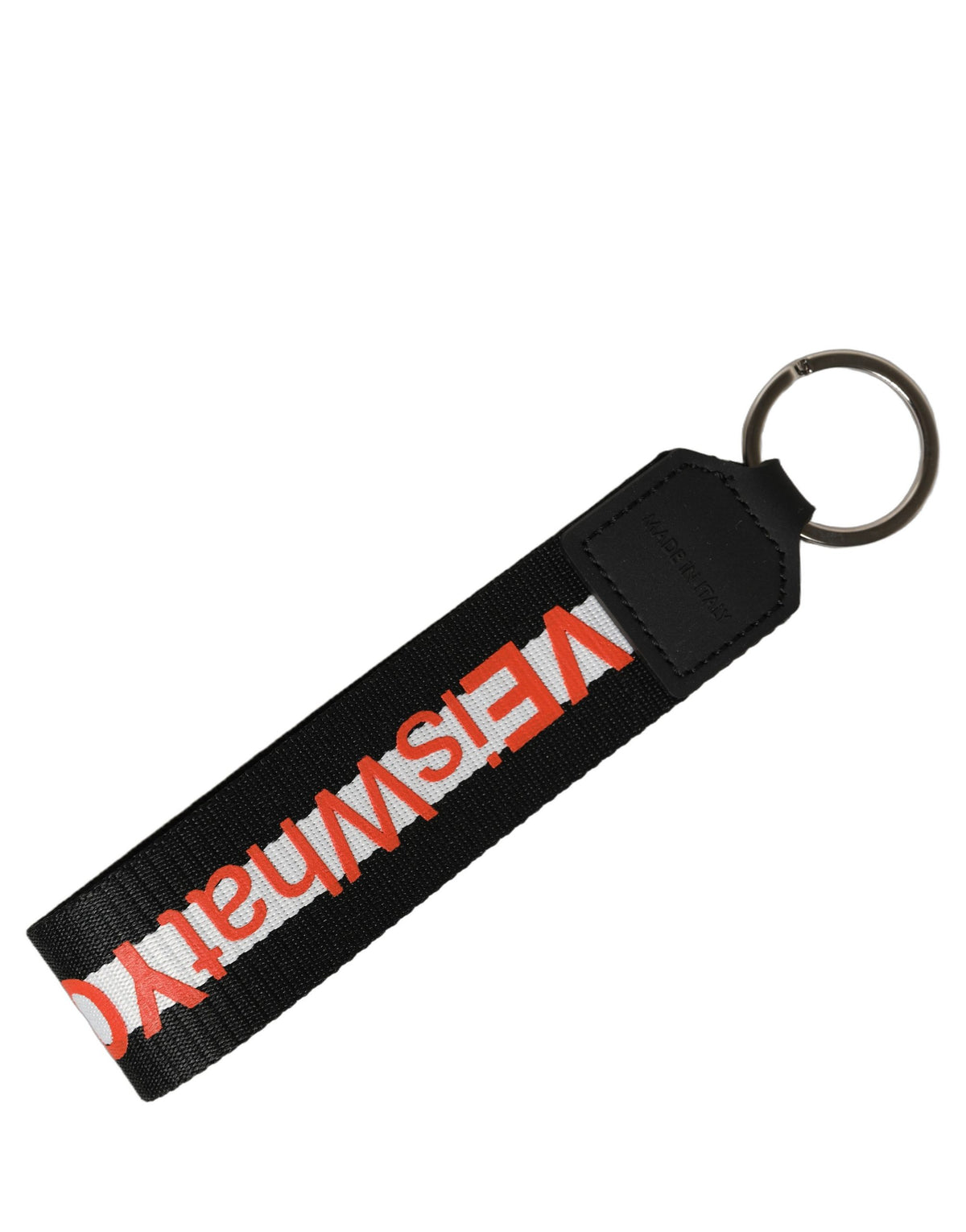 Dolce & Gabbana Multicolor Logo Polyester Brass Holder Keychain Women's Keyring (Pre-Owned)