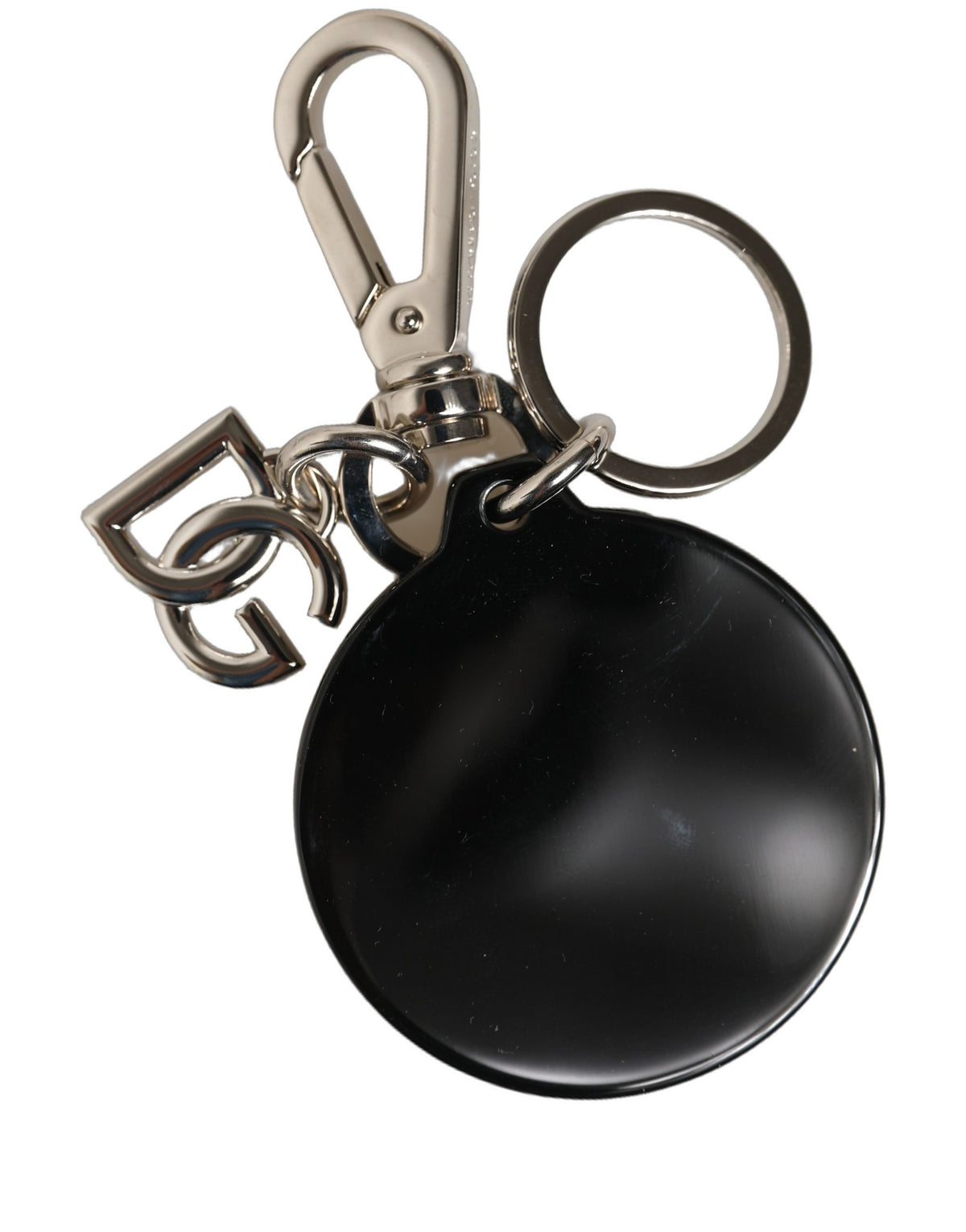 Dolce & Gabbana Black Kaisen Kento Nanami Charm Metal Keychain Women's Keyring