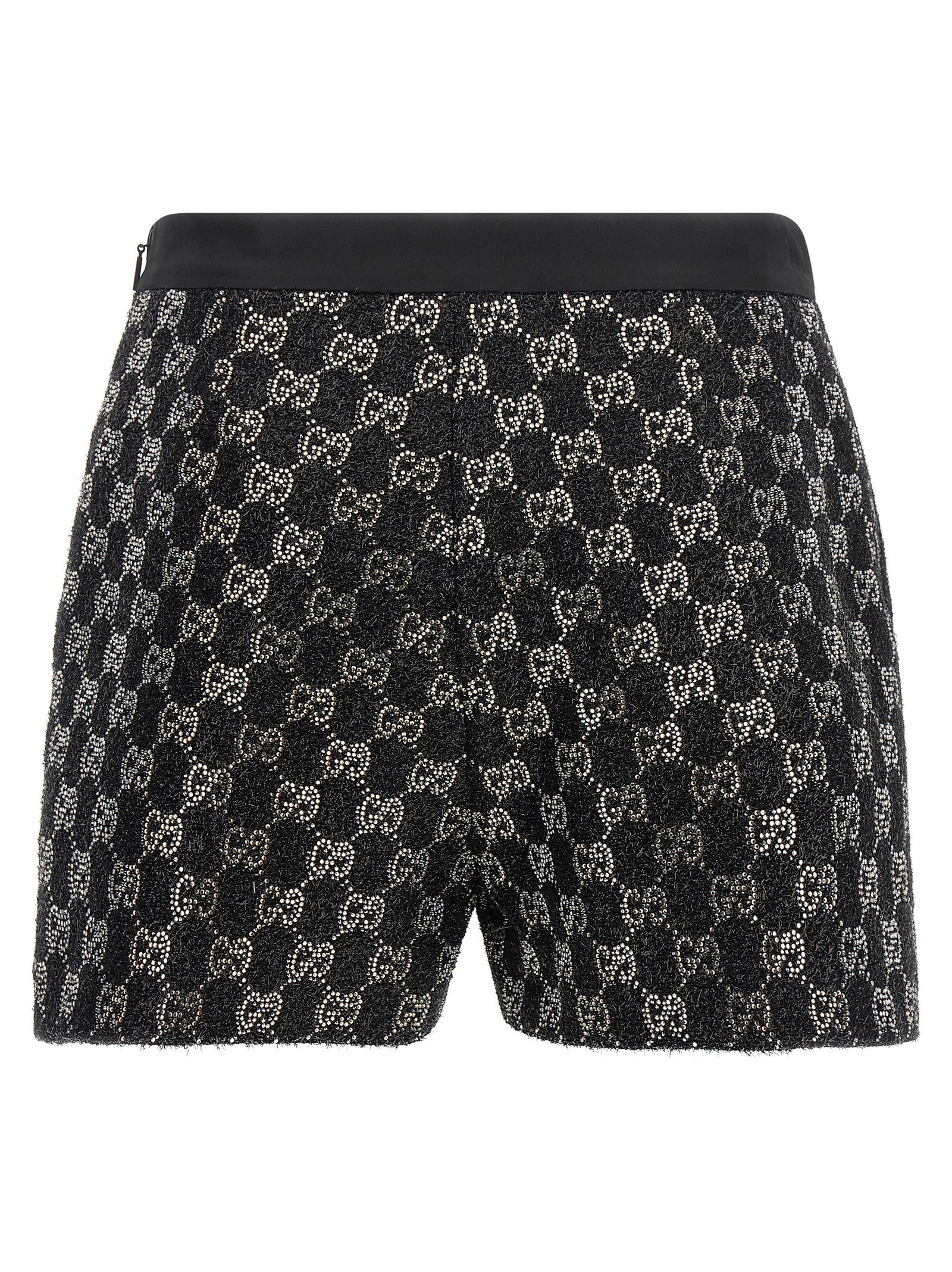 Gucci Black Viscose Short And Mini Women's Shorts