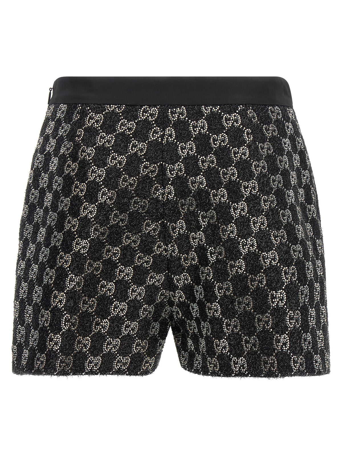 Gucci Black Viscose Bermuda Women's Shorts