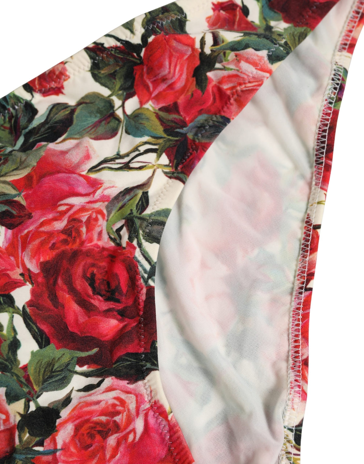 Dolce & Gabbana Multicolor Floral Print Beachwear Bikini Women's Bottom