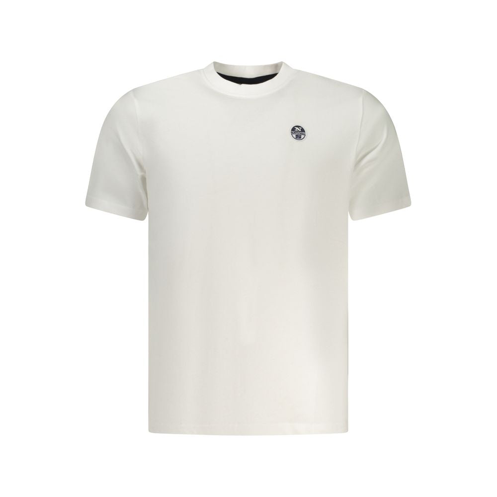 North Sails Bianco Cotton Men Men's T-Shirt