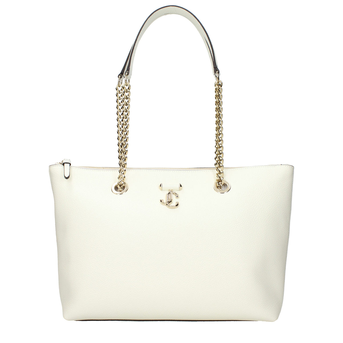 Jimmy Choo White Leather Shoulder Women's Bag