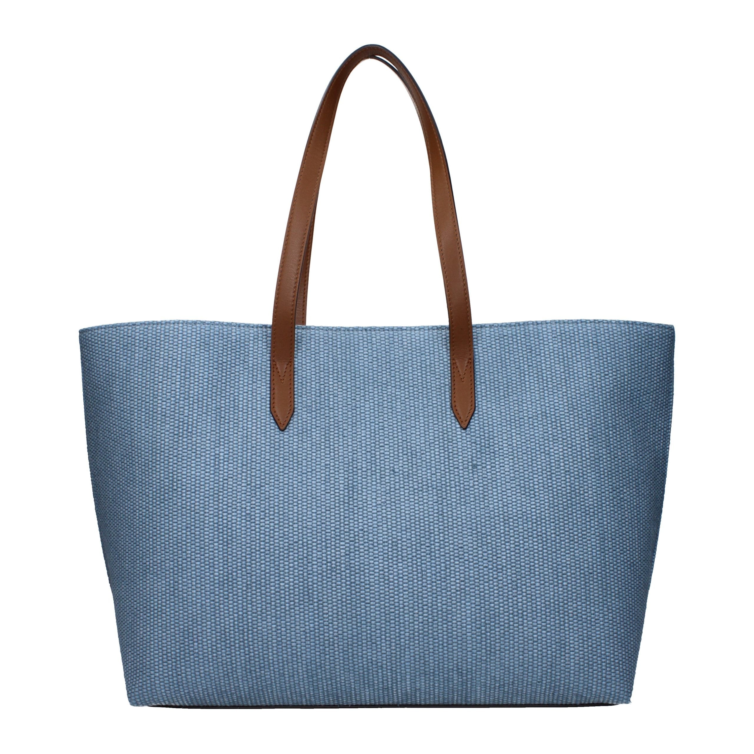 Jimmy Choo Light Blue Fabric Shoulder Women's Bag